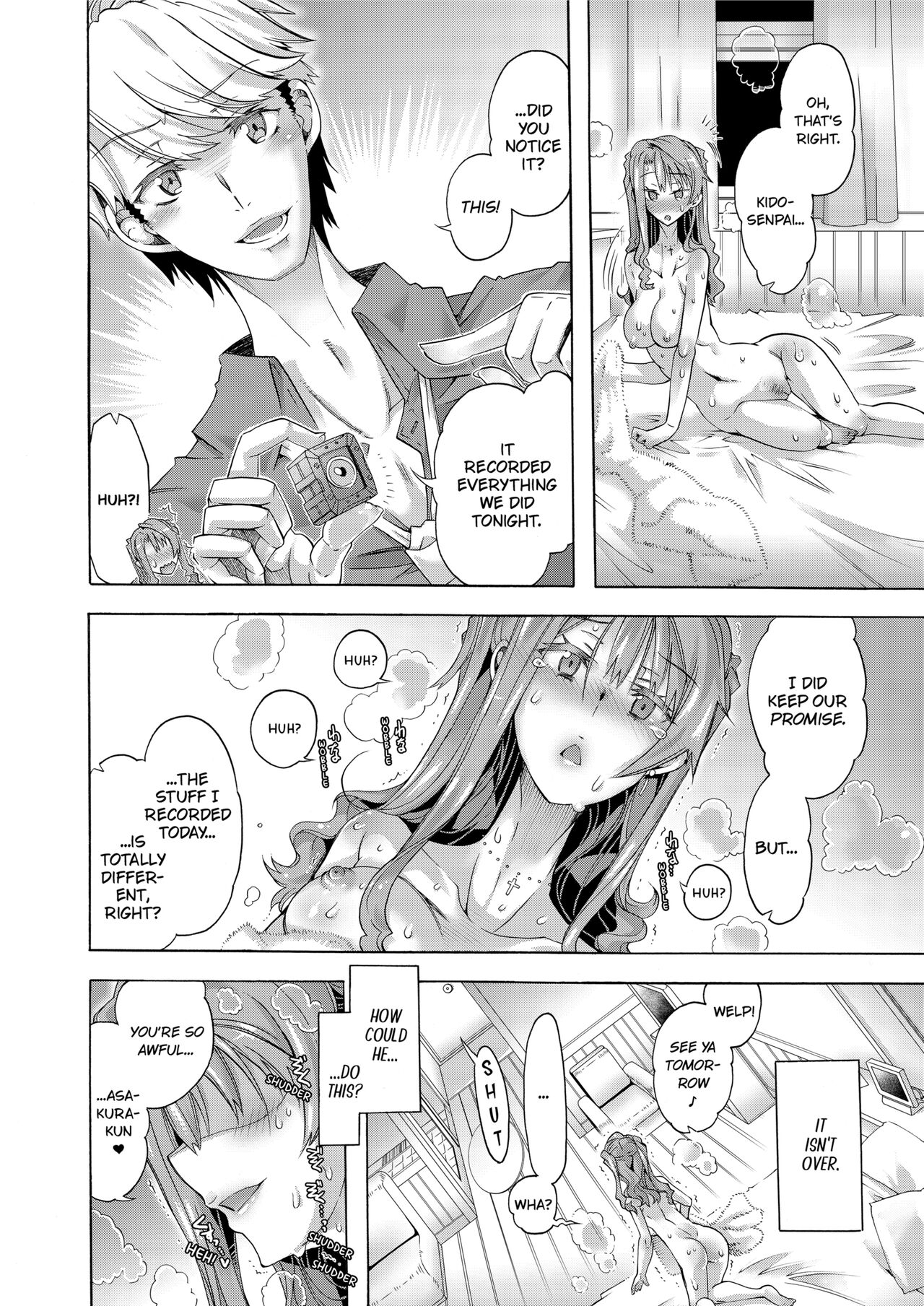 [Takemaru Takasaki]Sexy Selfie Leads to Blackmail Cuckold Sex[English] [Decensored] Page 22