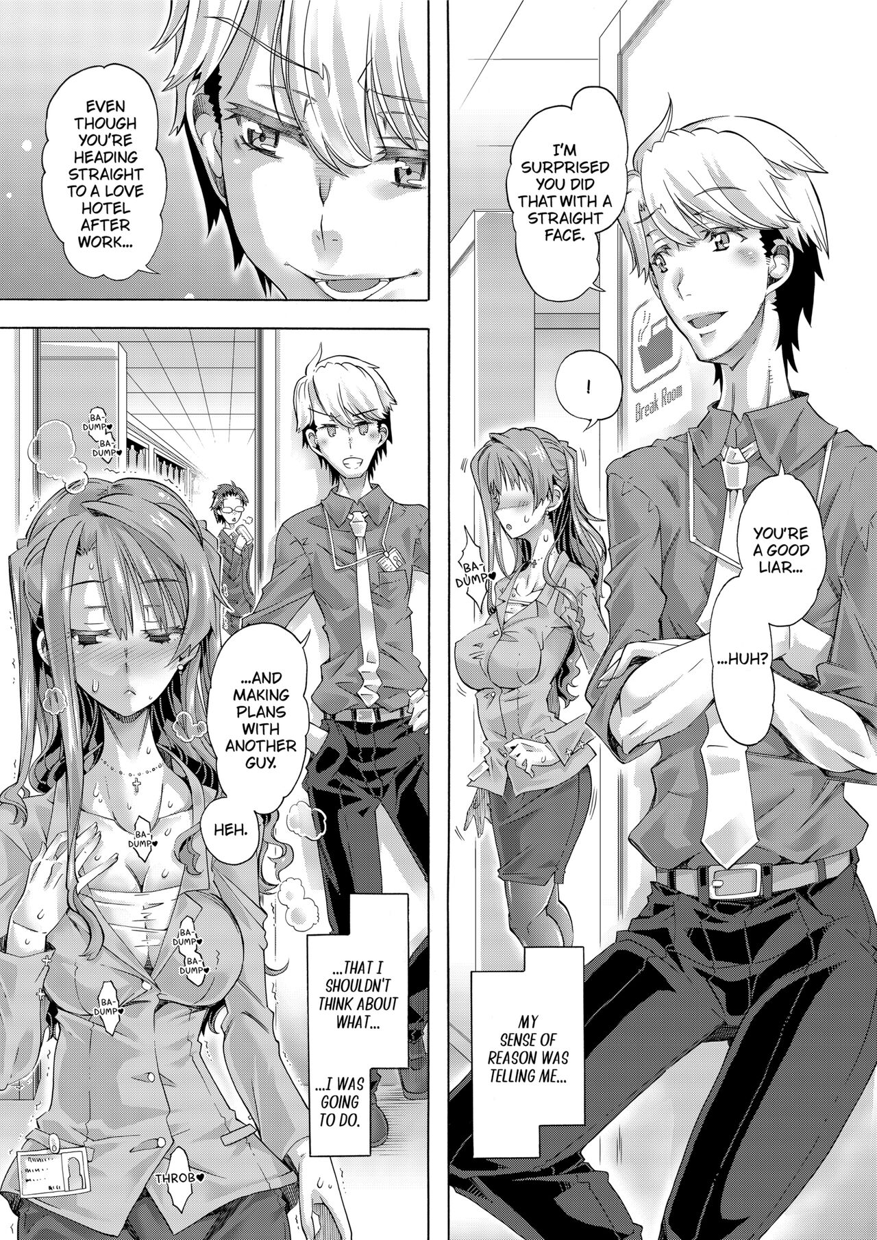 [Takemaru Takasaki]Sexy Selfie Leads to Blackmail Cuckold Sex[English] [Decensored] Page 9