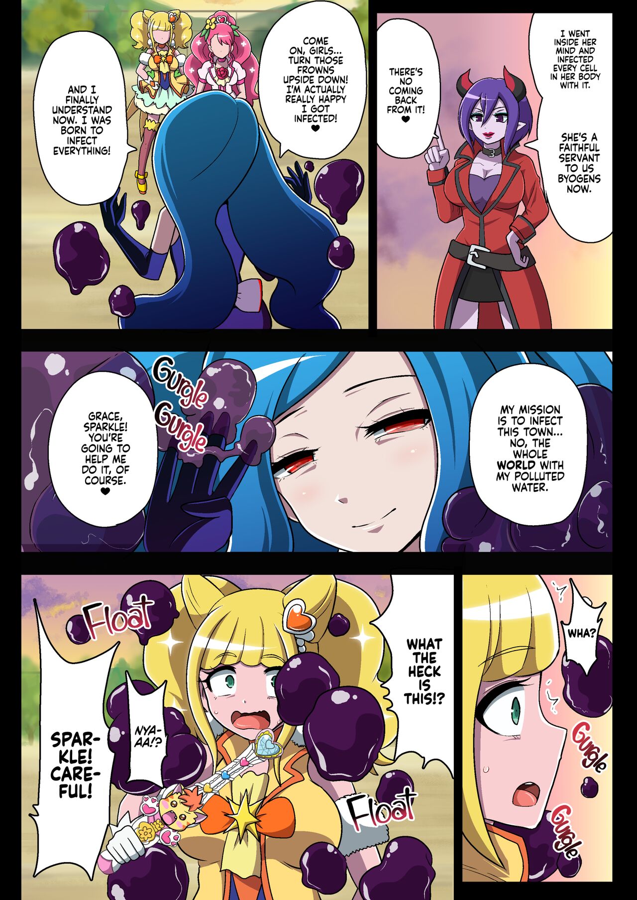[Akuochisukii Kyoushitsu (Akuochisukii Sensei)]Kegasareta Seisen | Defiled Water(Healin' Good PreCure) [English] {2d-market.com} [Decensored] [Digital] Page 20
