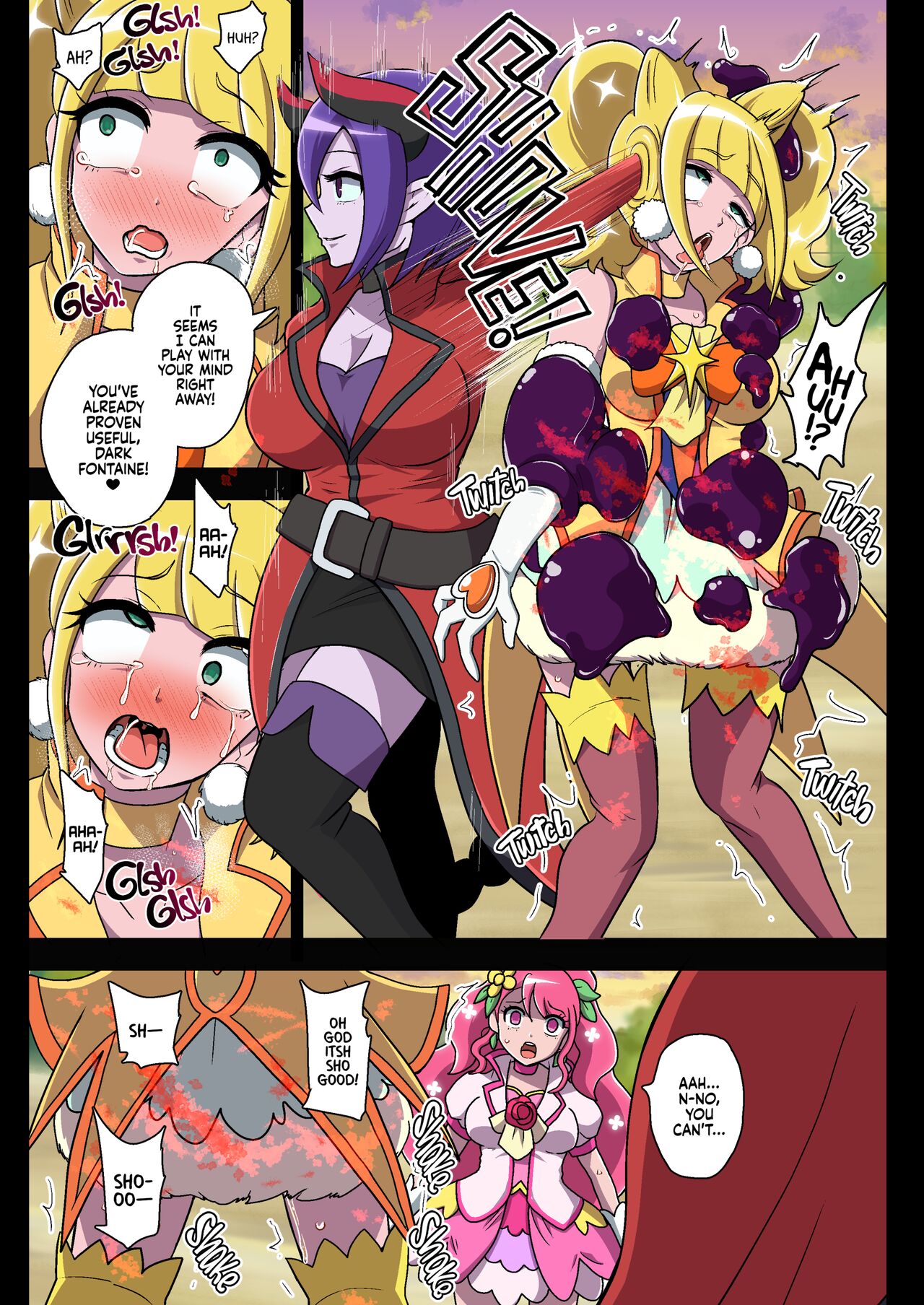 [Akuochisukii Kyoushitsu (Akuochisukii Sensei)]Kegasareta Seisen | Defiled Water(Healin' Good PreCure) [English] {2d-market.com} [Decensored] [Digital] Page 22