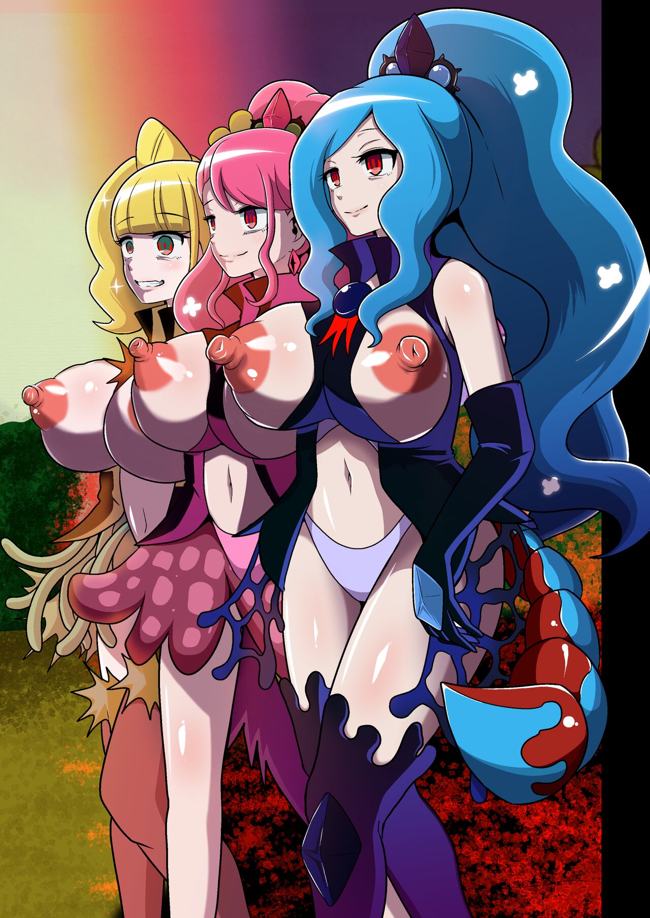 [Akuochisukii Kyoushitsu (Akuochisukii Sensei)]Kegasareta Seisen | Defiled Water(Healin' Good PreCure) [English] {2d-market.com} [Decensored] [Digital] Page 34