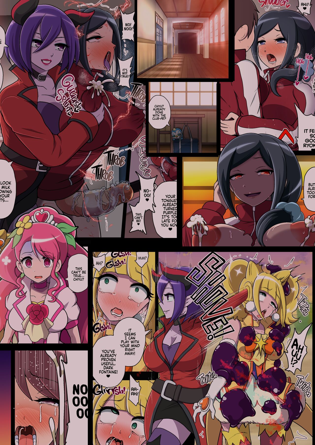[Akuochisukii Kyoushitsu (Akuochisukii Sensei)]Kegasareta Seisen | Defiled Water(Healin' Good PreCure) [English] {2d-market.com} [Decensored] [Digital] Page 39