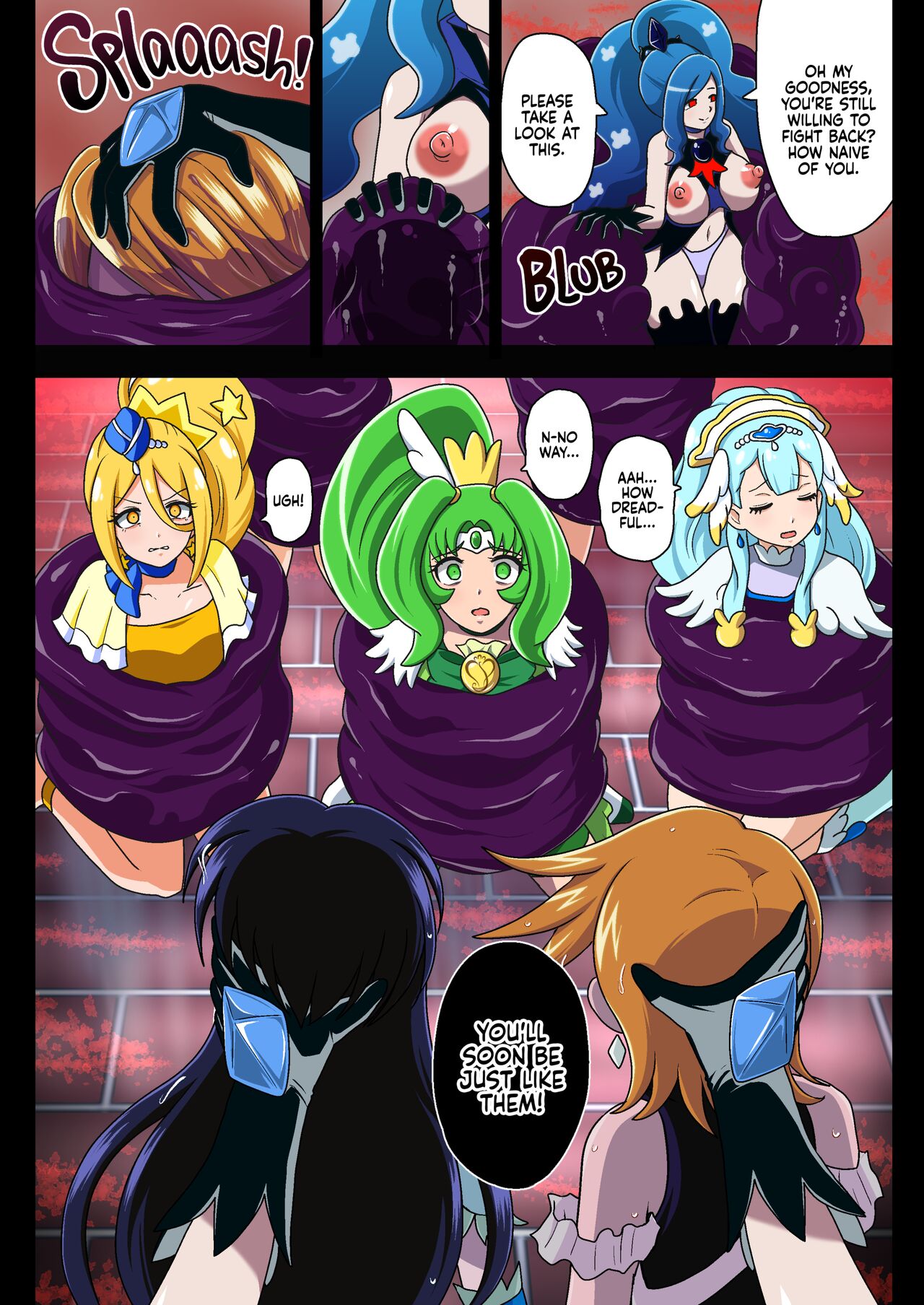 [Akuochisukii Kyoushitsu (Akuochisukii Sensei)]Kegasareta Seisen AFTERDARK | Defiled Water AFTERDARK(Healin' Good PreCure) [English] {2d-market.com} [Decensored] [Digital] Page 15