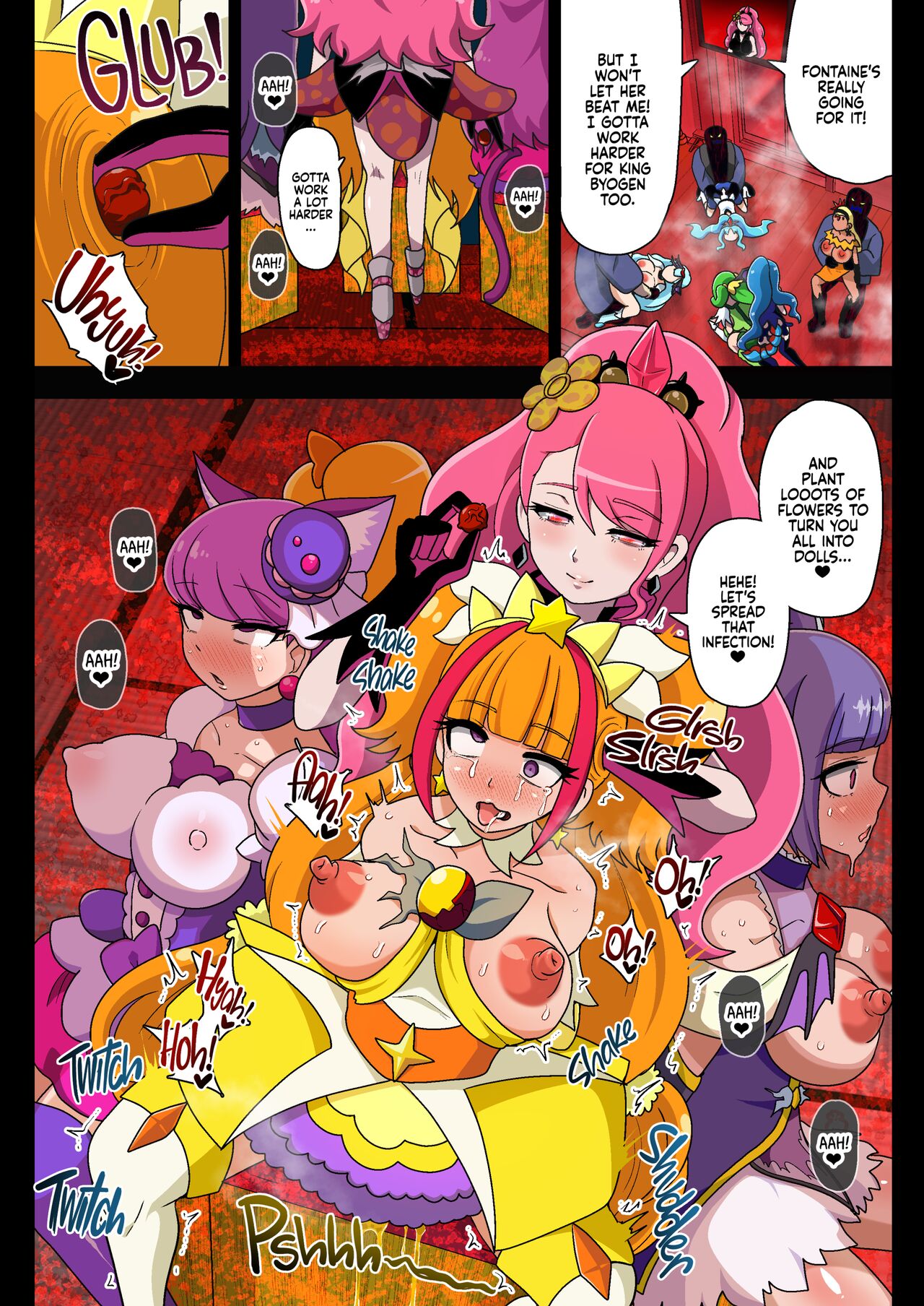 [Akuochisukii Kyoushitsu (Akuochisukii Sensei)]Kegasareta Seisen AFTERDARK | Defiled Water AFTERDARK(Healin' Good PreCure) [English] {2d-market.com} [Decensored] [Digital] Page 22