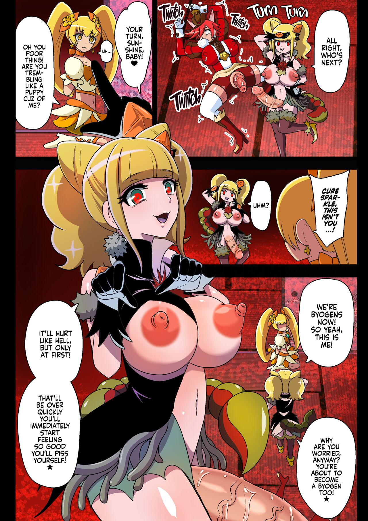 [Akuochisukii Kyoushitsu (Akuochisukii Sensei)]Kegasareta Seisen AFTERDARK | Defiled Water AFTERDARK(Healin' Good PreCure) [English] {2d-market.com} [Decensored] [Digital] Page 25
