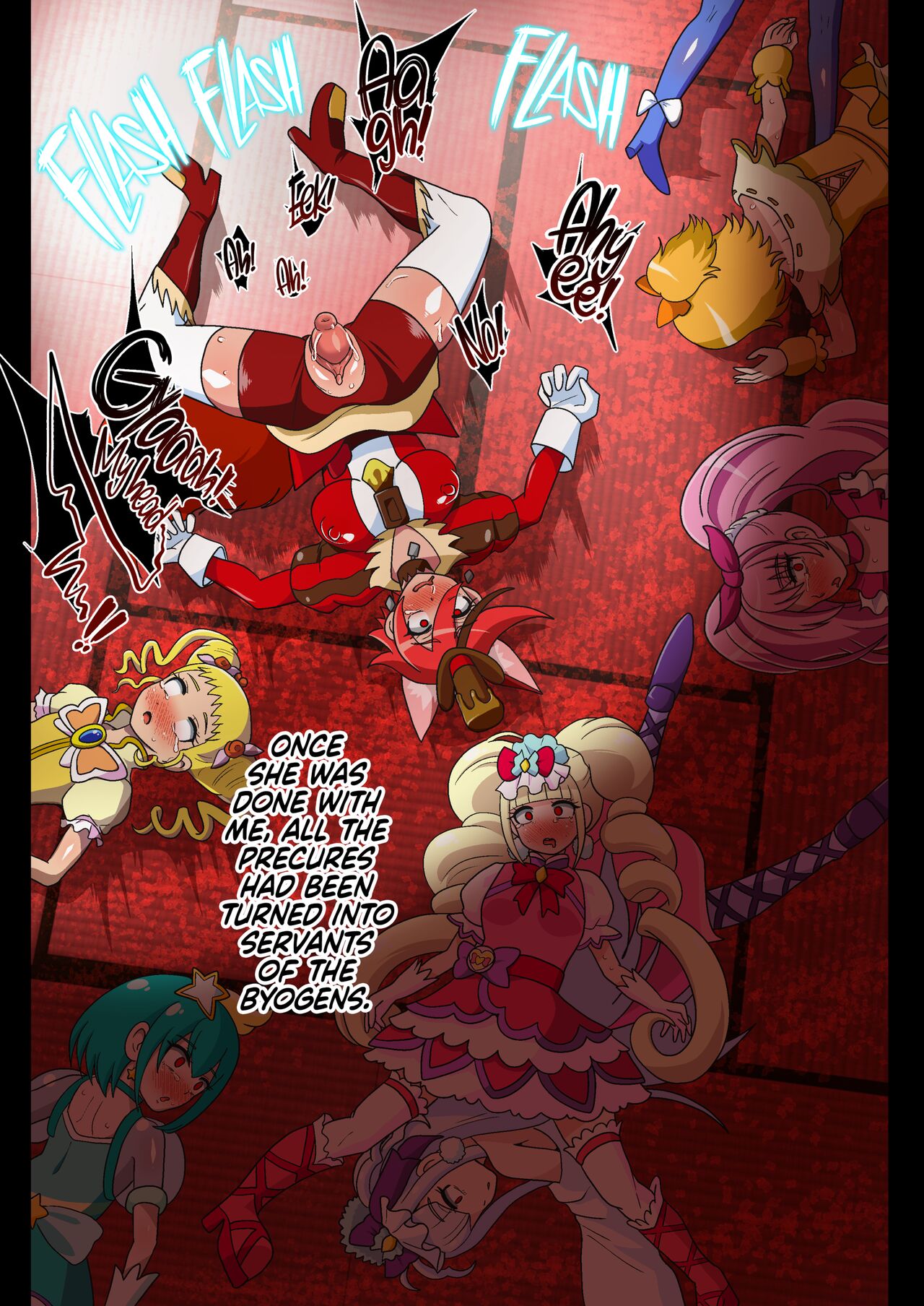 [Akuochisukii Kyoushitsu (Akuochisukii Sensei)]Kegasareta Seisen AFTERDARK | Defiled Water AFTERDARK(Healin' Good PreCure) [English] {2d-market.com} [Decensored] [Digital] Page 28