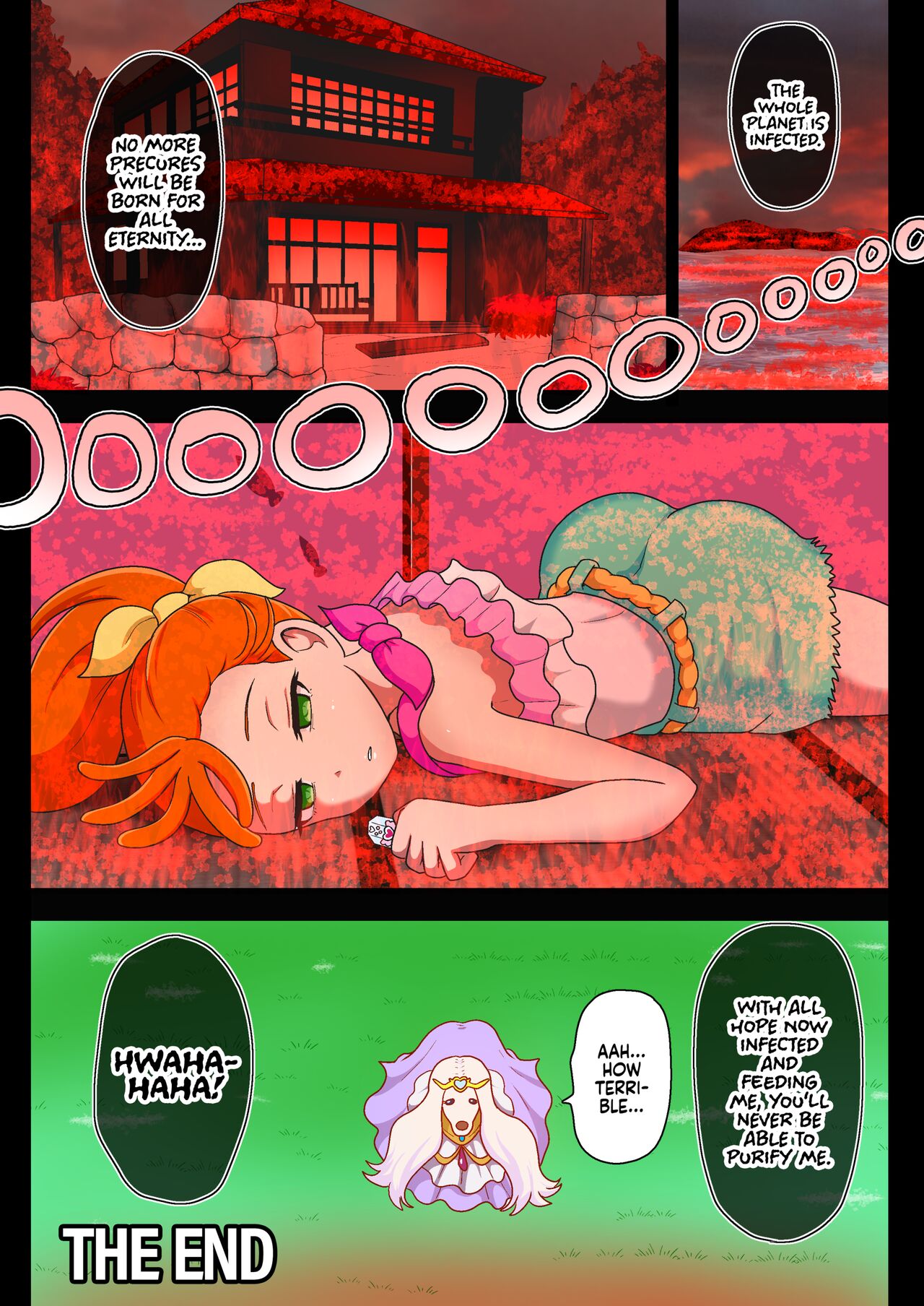 [Akuochisukii Kyoushitsu (Akuochisukii Sensei)]Kegasareta Seisen AFTERDARK | Defiled Water AFTERDARK(Healin' Good PreCure) [English] {2d-market.com} [Decensored] [Digital] Page 48