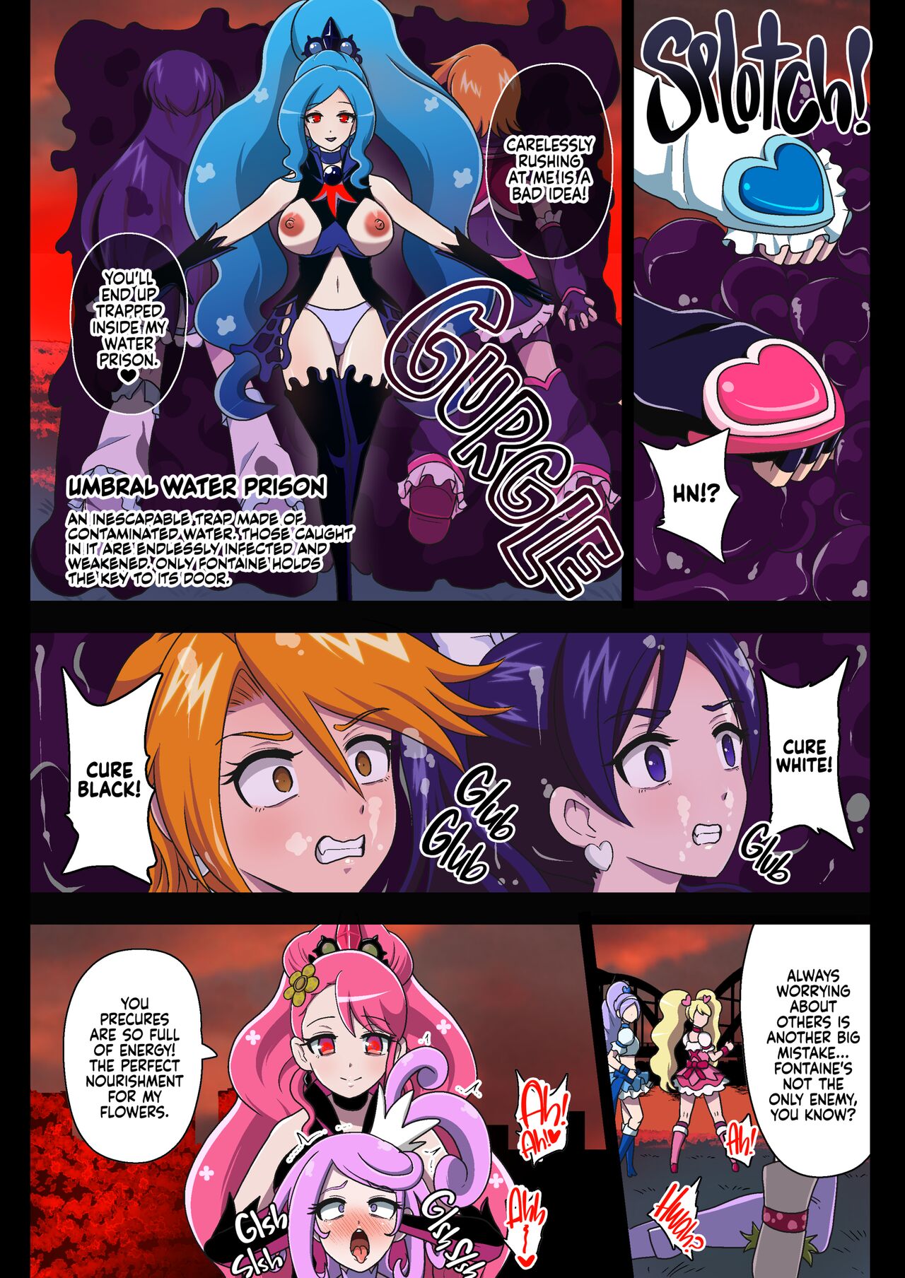 [Akuochisukii Kyoushitsu (Akuochisukii Sensei)]Kegasareta Seisen AFTERDARK | Defiled Water AFTERDARK(Healin' Good PreCure) [English] {2d-market.com} [Decensored] [Digital] Page 6