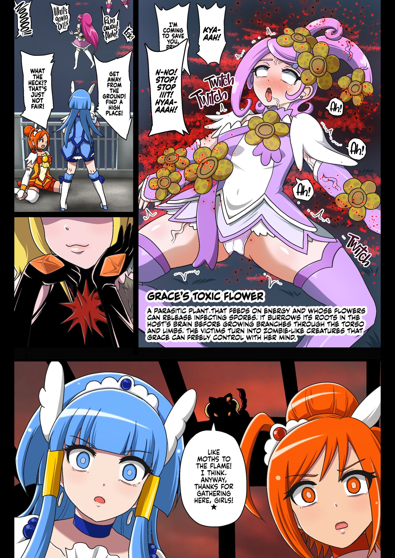 [Akuochisukii Kyoushitsu (Akuochisukii Sensei)]Kegasareta Seisen AFTERDARK | Defiled Water AFTERDARK(Healin' Good PreCure) [English] {2d-market.com} [Decensored] [Digital] Page 9