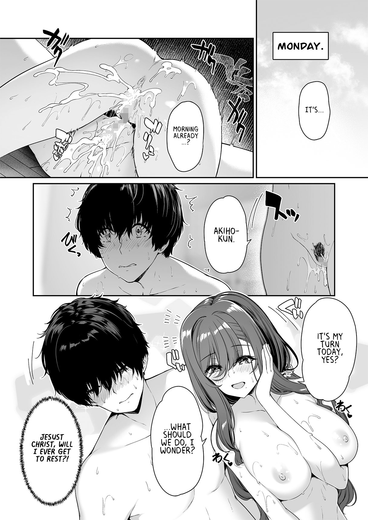 [Bottle Ship Bottler (Kazakura)]InCha Couple ga You Gal-tachi to SEX Training Suru Hanashi 4[English] [Project Valvrein] Page 54