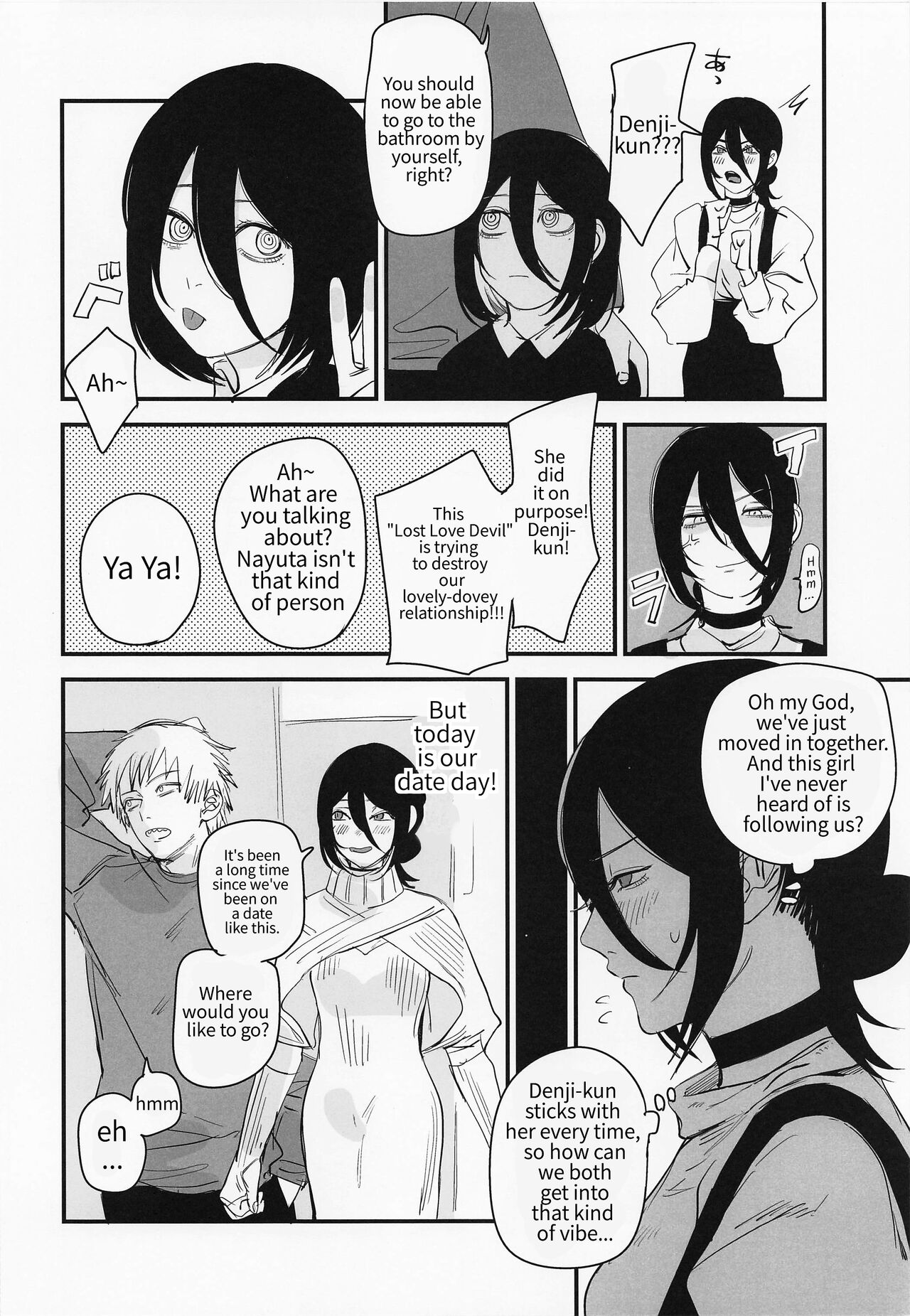 (C101) [OnikuShop (Onikuya)]Denji-kun, Chotto Kyuukei Shimasen ka? | Denji kun, Do You Want To Take A Break?(Chainsaw Man) [English] [Quan] Page 3