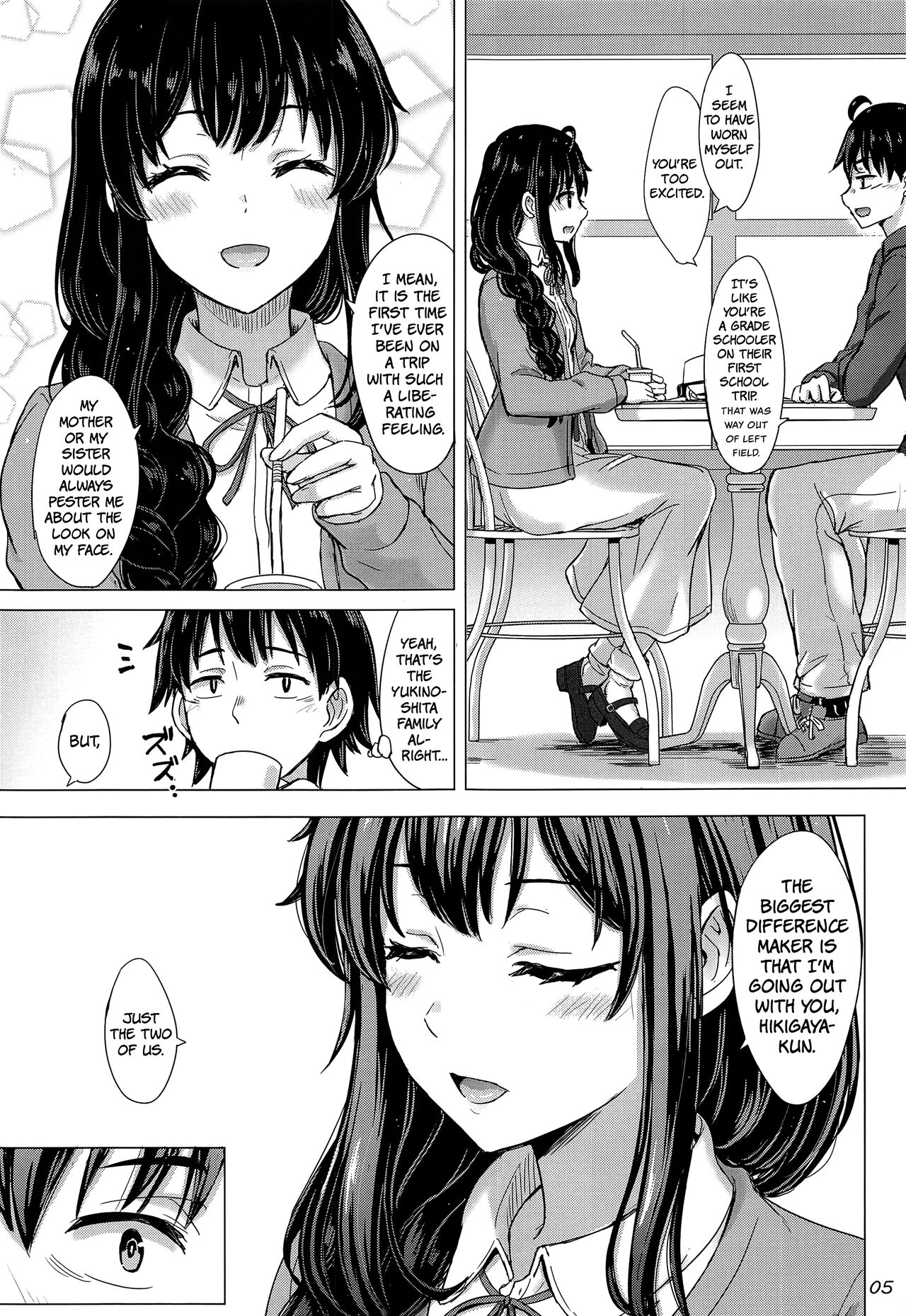(C101) [studio A (Inanaki Shiki)]Yukinoshita Shimai to Iyarashii Futari no Himegoto. | The Naughty Secrets of the Yukinoshita Sisters.(Yahari Ore no Seishun Love Come wa Machigatteiru.) (English) (The People With No Name) Page 4
