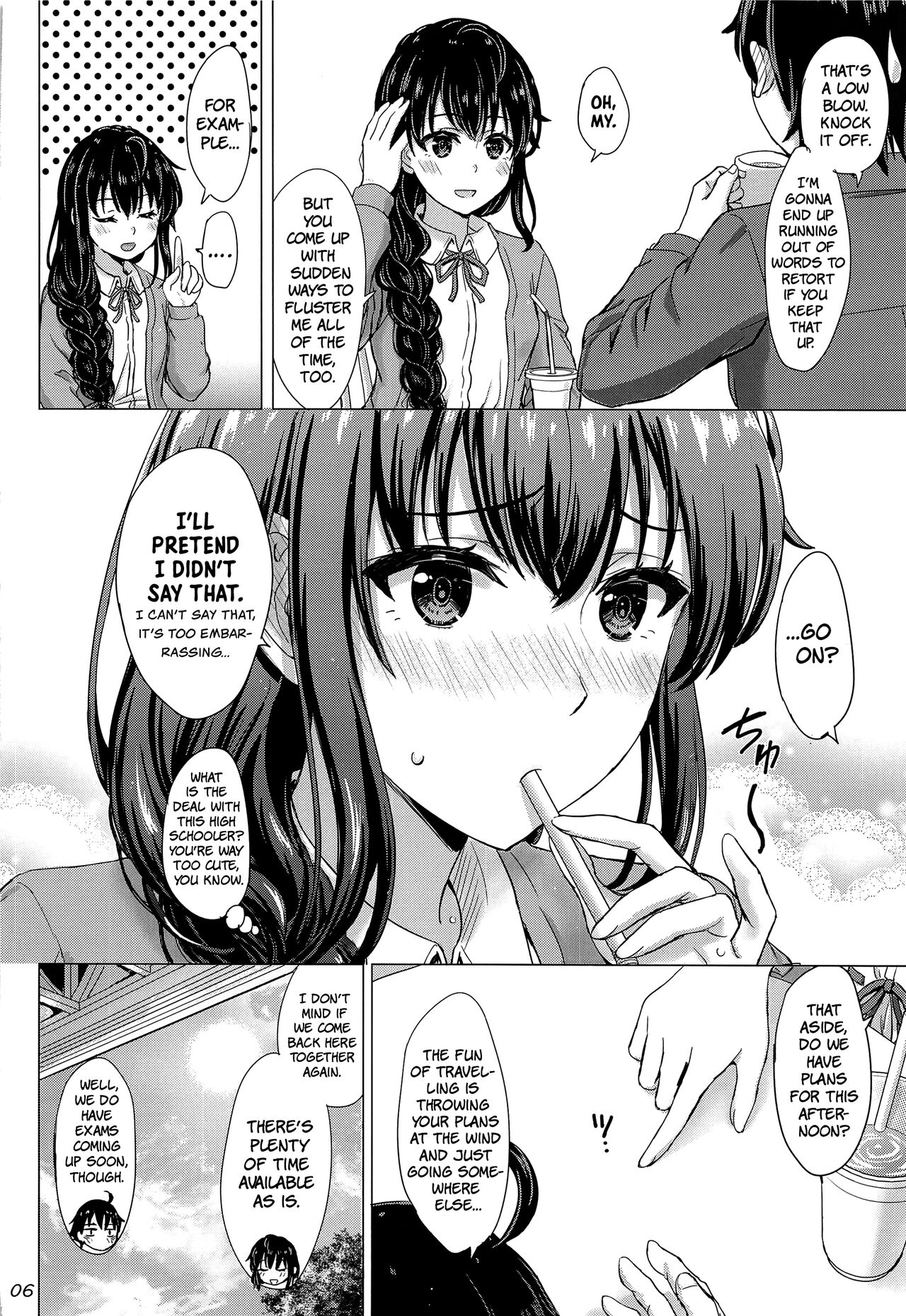 (C101) [studio A (Inanaki Shiki)]Yukinoshita Shimai to Iyarashii Futari no Himegoto. | The Naughty Secrets of the Yukinoshita Sisters.(Yahari Ore no Seishun Love Come wa Machigatteiru.) (English) (The People With No Name) Page 5