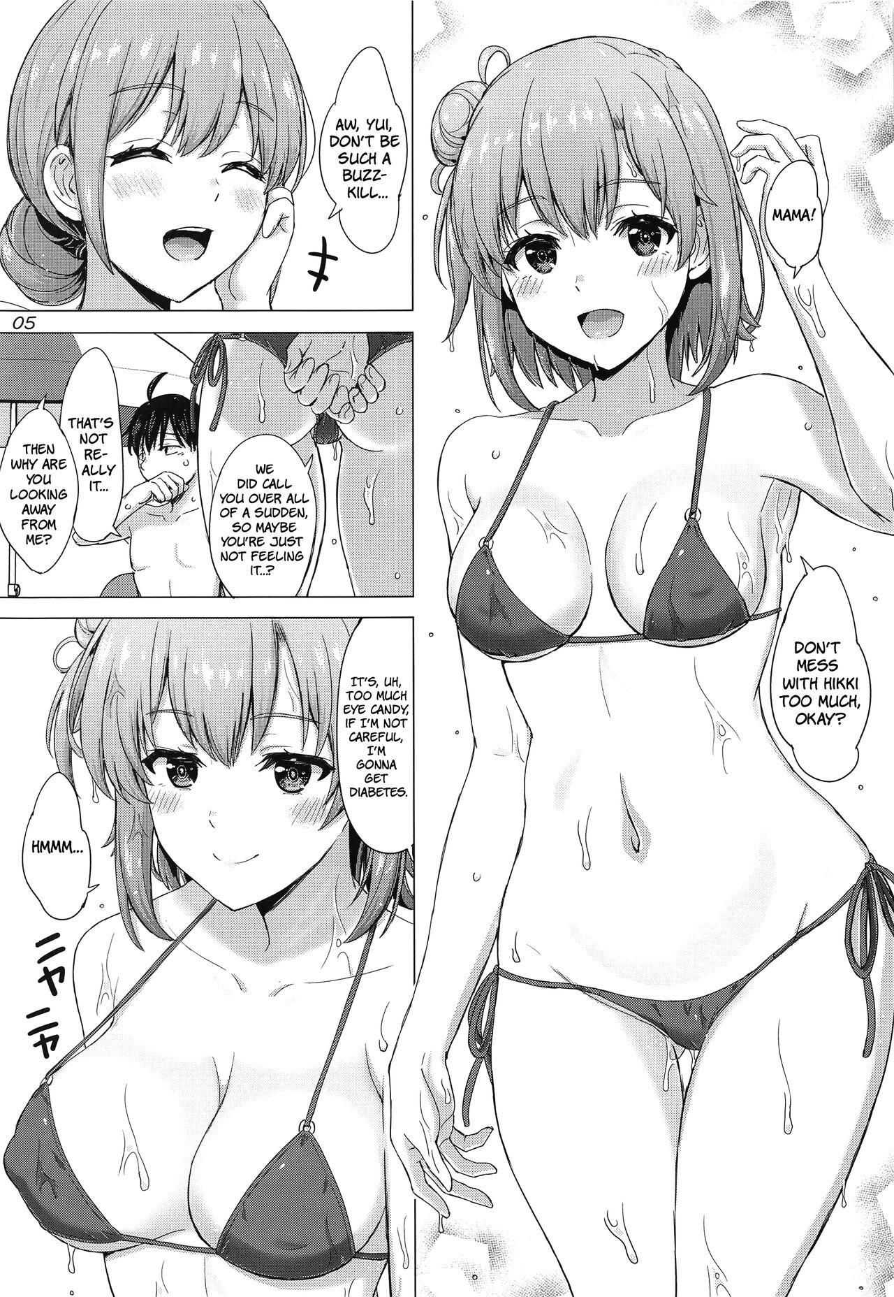 [studio A (Inanaki Shiki)]Jounetsuteki na Natsu no Resort o Yuigahama Oyako to. | A Passionate Summer Resort with the Yuigahamas.(Yahari Ore no Seishun Love Come wa Machigatteiru.) [English] [The People With No Name] [2022-11-05] Page 4