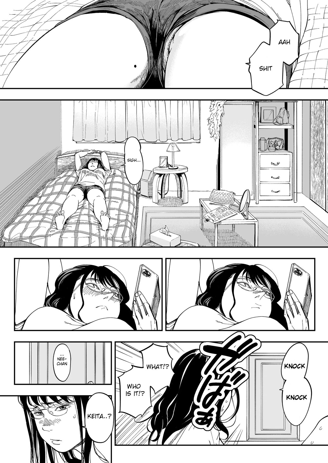 [Misaki (Ruriiro Sugar)]Aneki no Ero Aka Mitsuketara[English] Page 9