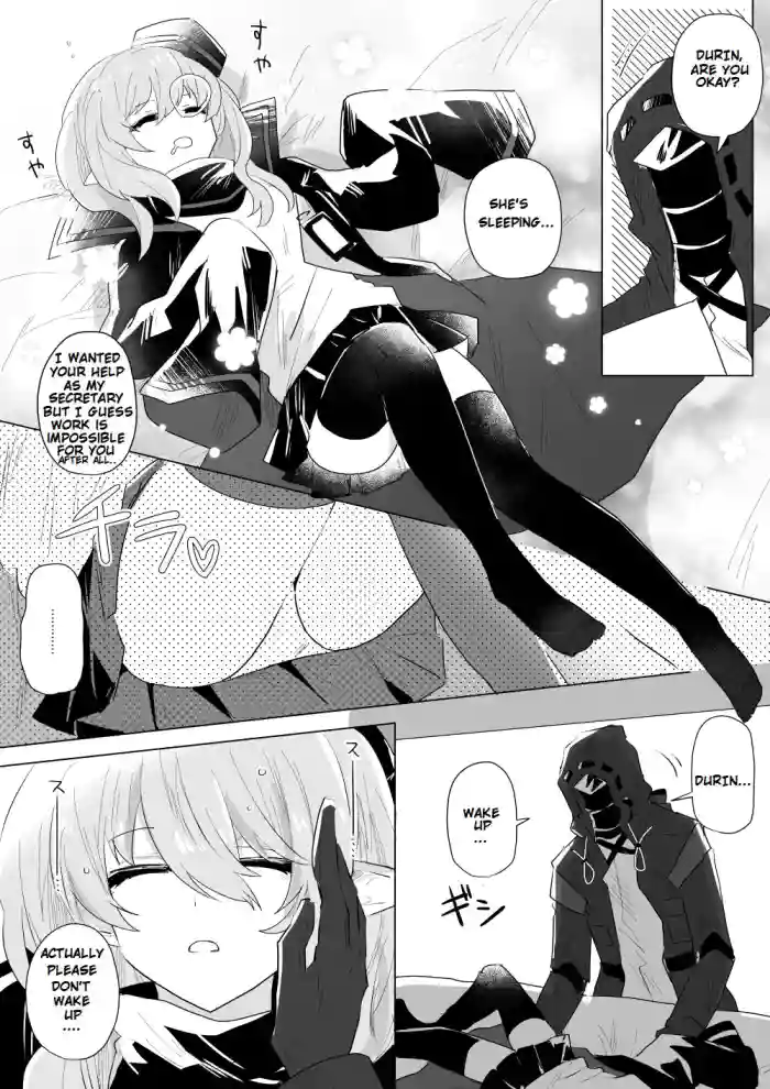[iwashi80]Doctor laying hands on sleeping Durin(Arknights) [English]