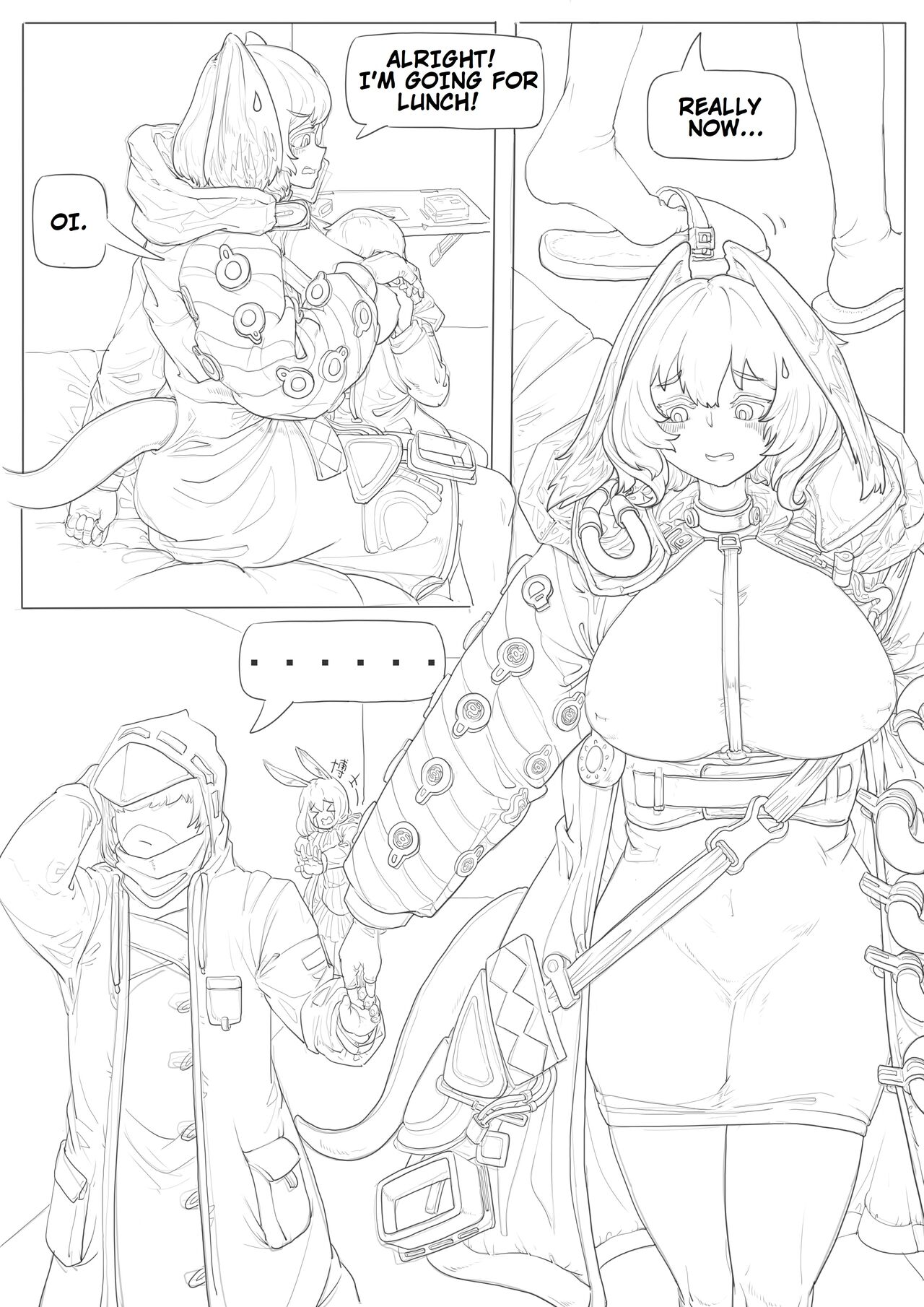 Holhaya and the Doctor's caressing routine(Arknights) [English) Page 4