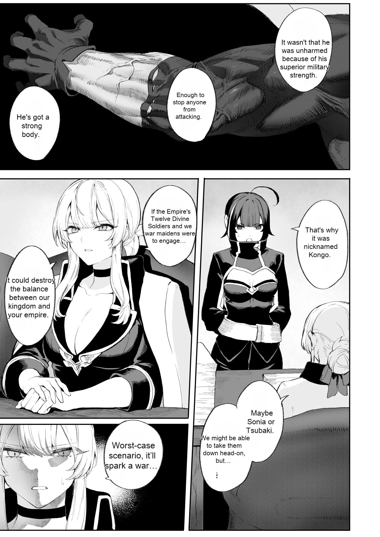 [Nekono Oyashiro (Mashu)]Ikusa Otome to Ikusa Goto! ~Onna Assassin Hen[English] [Machine Translation] [Digital] Page 24