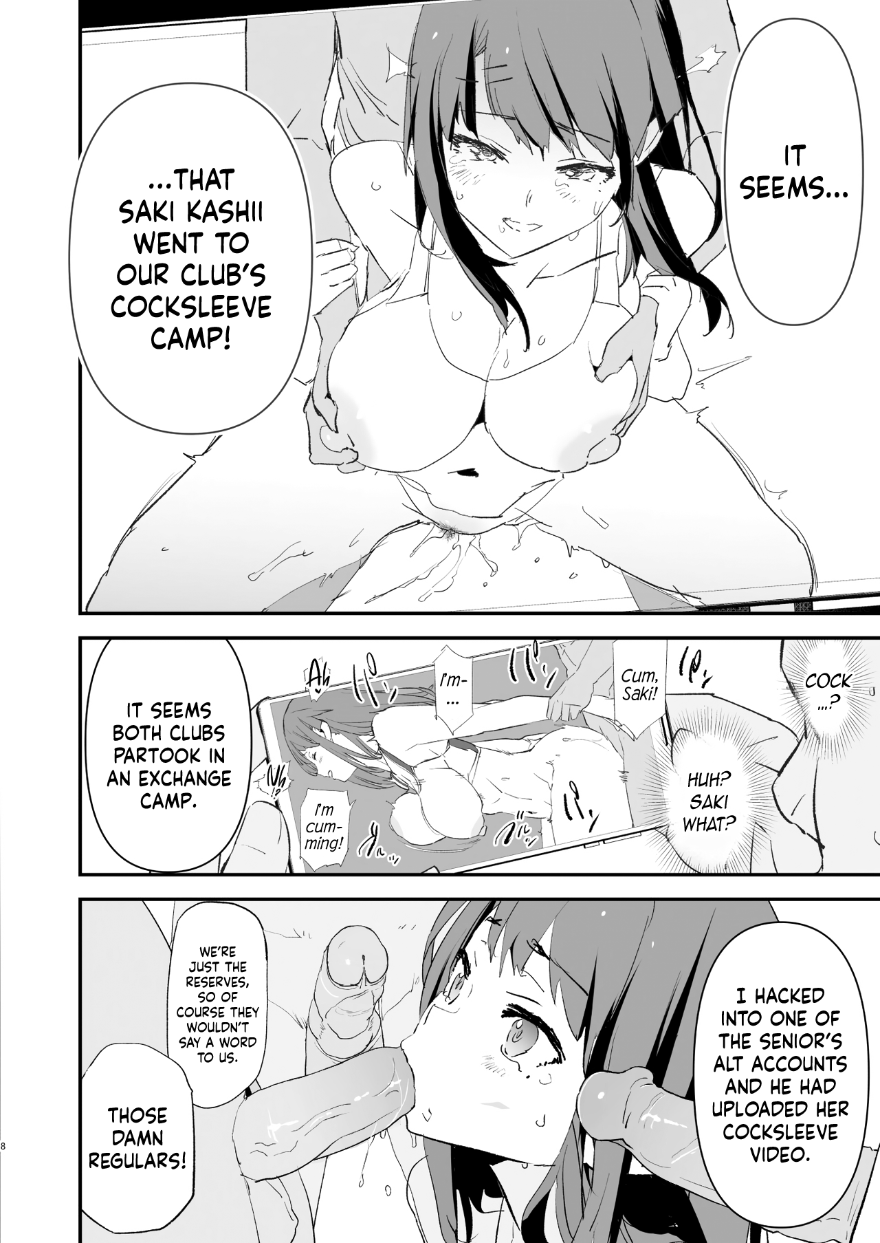[Yami ni Ugomeku (Dokurosan)]Our Exchange Cocksleeve Camp - First and Second Day! + Extra & Bonus Paper[Digital] [English] [Kinsei Translations] [Decensored] Page 8