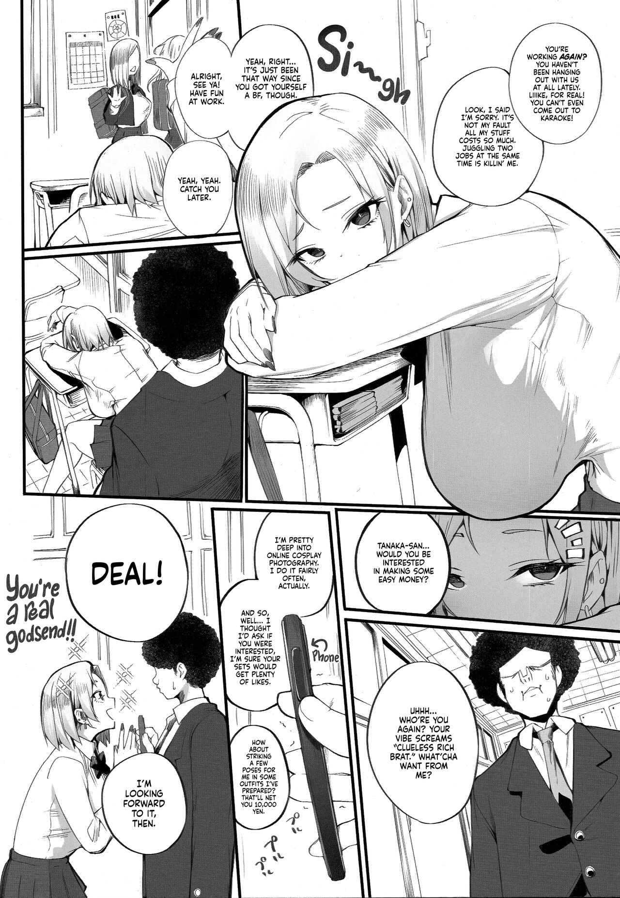 (C101) [Armadillo (Renji)]Kinsae Hareba Cosplay demo Hamete mo Kureru Gal o Te ni Iremashita | Found Myself a Gyaru That's Down to Cosplay and Even Fuck For Money[English] [head empty] Page 6