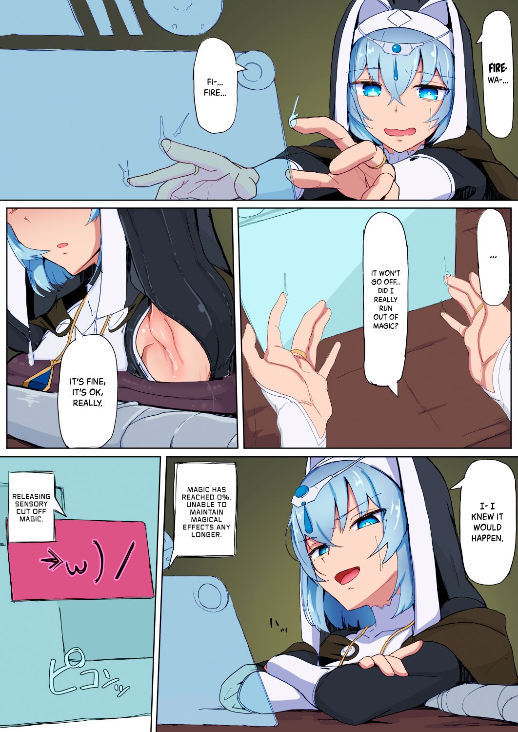 [Ichijikushirabe Shiki (Shirabe Shiki)]Teikyuu Zako Inma no Shokushu ga Fukai nanode Kankaku Shadan Mahou o Tenkai Shimashita wa!![English] [Kinsei Translations] [Colorized] [Decensored] Page 28