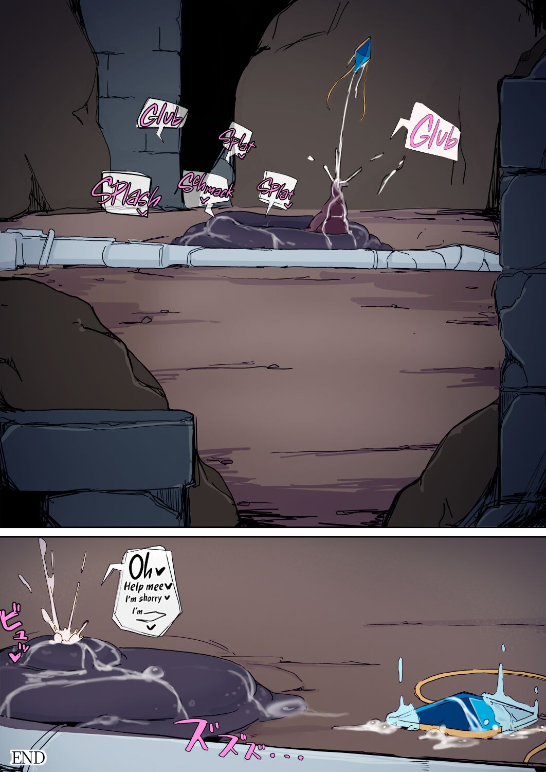 [Ichijikushirabe Shiki (Shirabe Shiki)]Teikyuu Zako Inma no Shokushu ga Fukai nanode Kankaku Shadan Mahou o Tenkai Shimashita wa!![English] [Kinsei Translations] [Colorized] [Decensored] Page 41