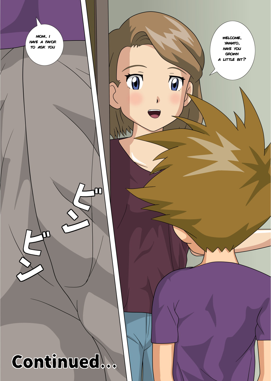 [Kutsushita Danshaku]Hasukashi Nagara Modotte Mairimashita | My Friend's Mother Taught Me Sex(Digimon Adventure) [English] Page 18