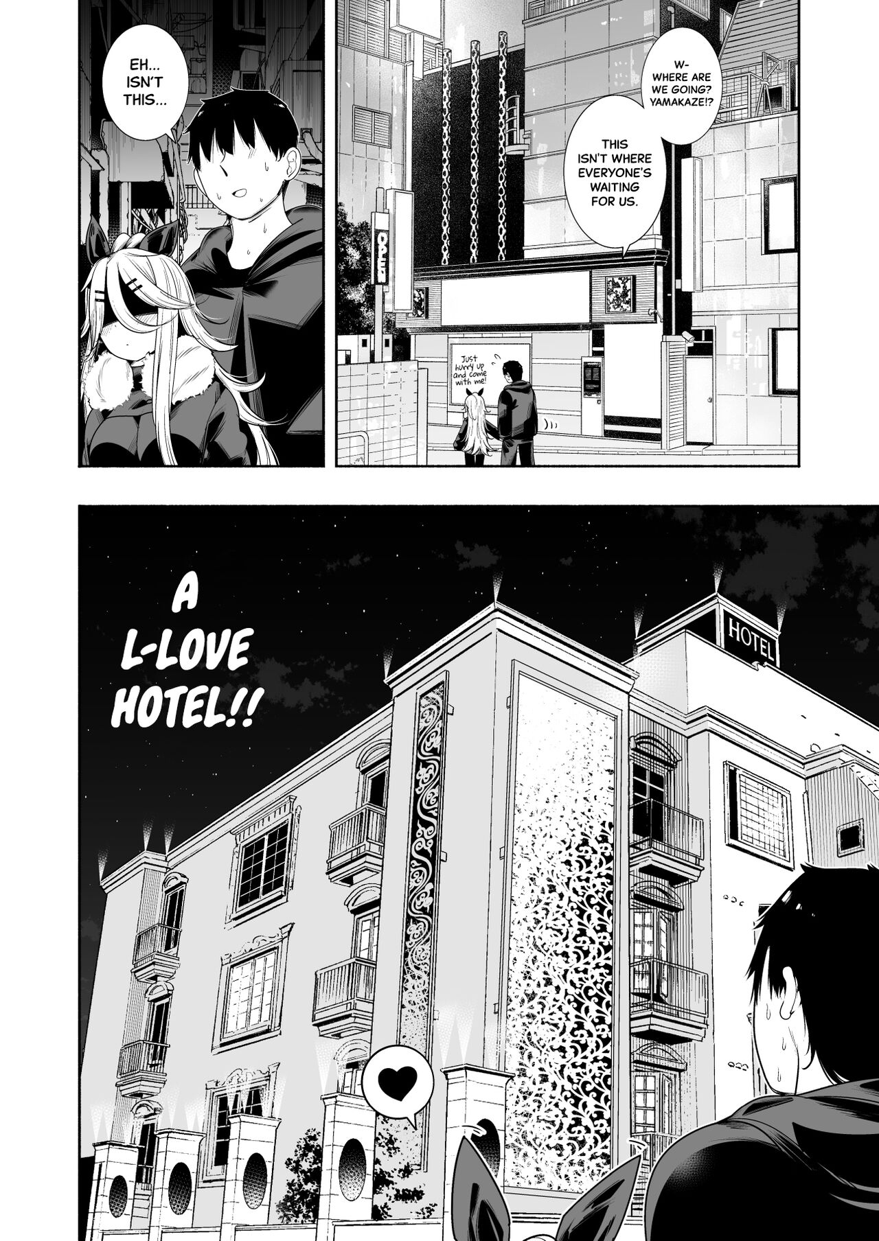 [Toto-taste (Suzuki Toto)]Yamakaze-chan to LoveHo de Icha Love Kozukuri Sex | Lovey-dovey Baby-making Sex with Yamakaze at a Love Hotel(Kantai Collection -KanColle-) [English] [Black Grimoires] [Digital] Page 9