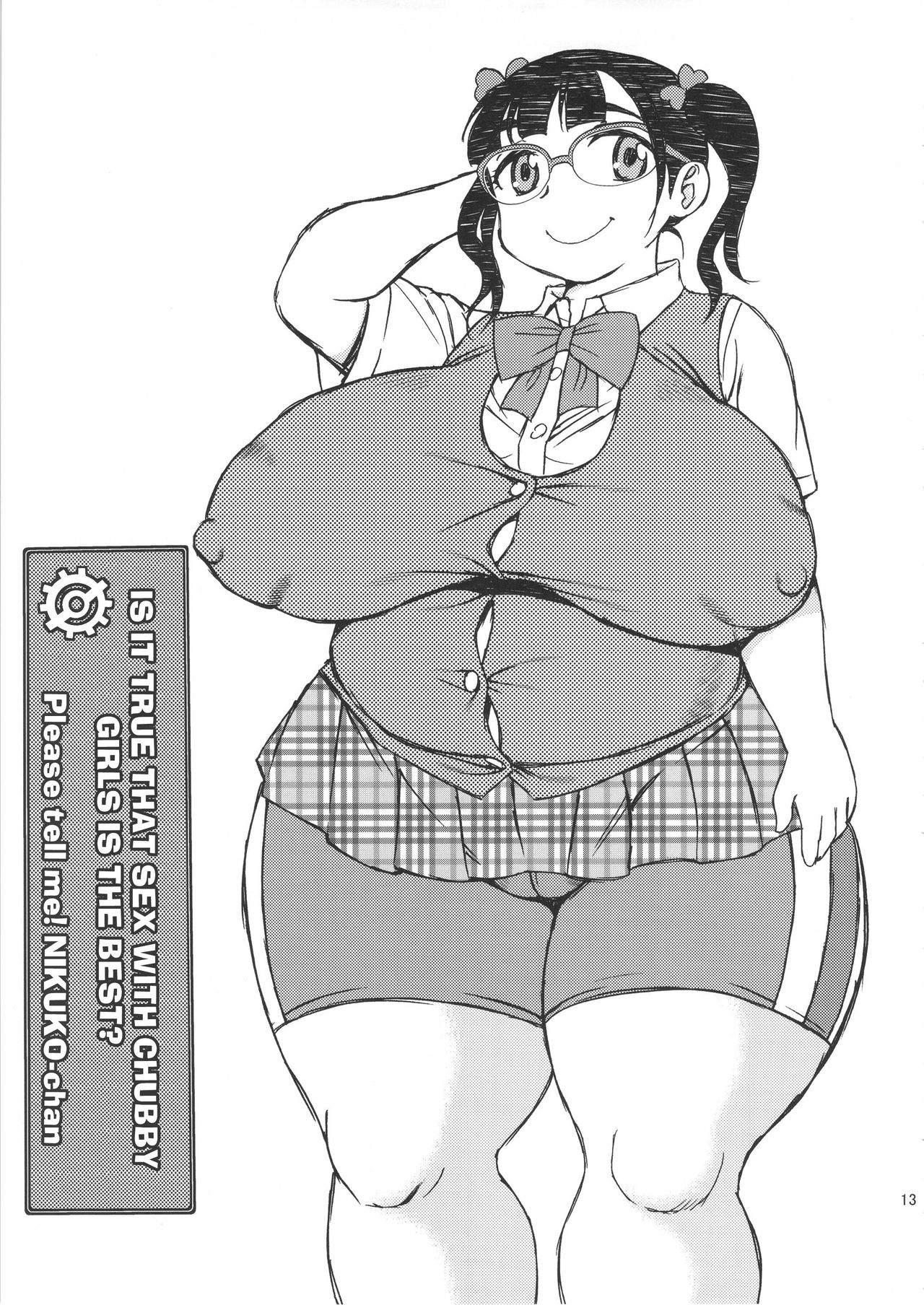 (C90) [BlueMonday (Shinozaki Rei)]Oshiete! Nikuko Otako(Oshiete! Galko-chan) [English] [Clawhammer] (Decensored) Page 13