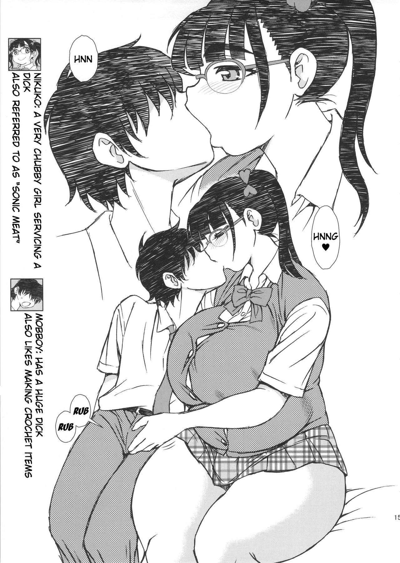 (C90) [BlueMonday (Shinozaki Rei)]Oshiete! Nikuko Otako(Oshiete! Galko-chan) [English] [Clawhammer] (Decensored) Page 15