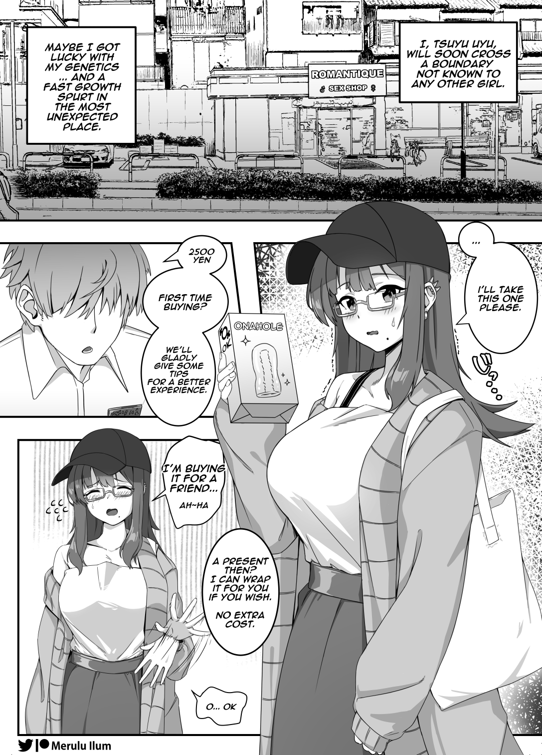[Merulu Ilum]Masturbation with a Giant Dick, Let's have fun!(Ongoing) [English] Page 2