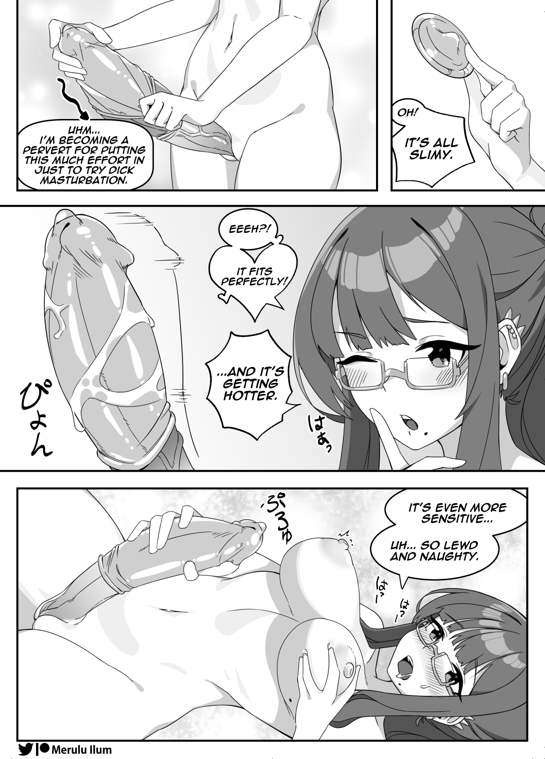 [Merulu Ilum]Masturbation with a Giant Dick, Let's have fun!(Ongoing) [English] Page 8