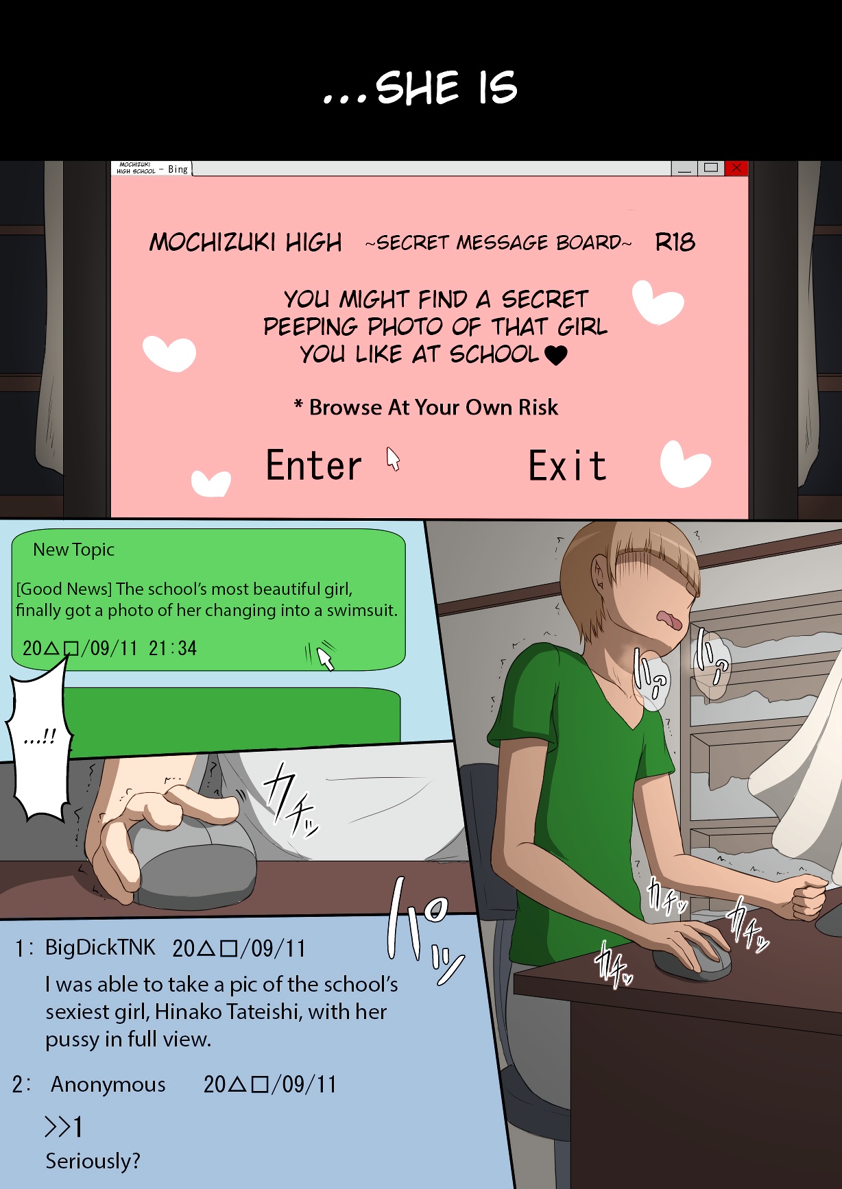 [Netorare no Tami]She Is Being Targeted ~Prologue~[English][Colorized][Decensored] Page 10