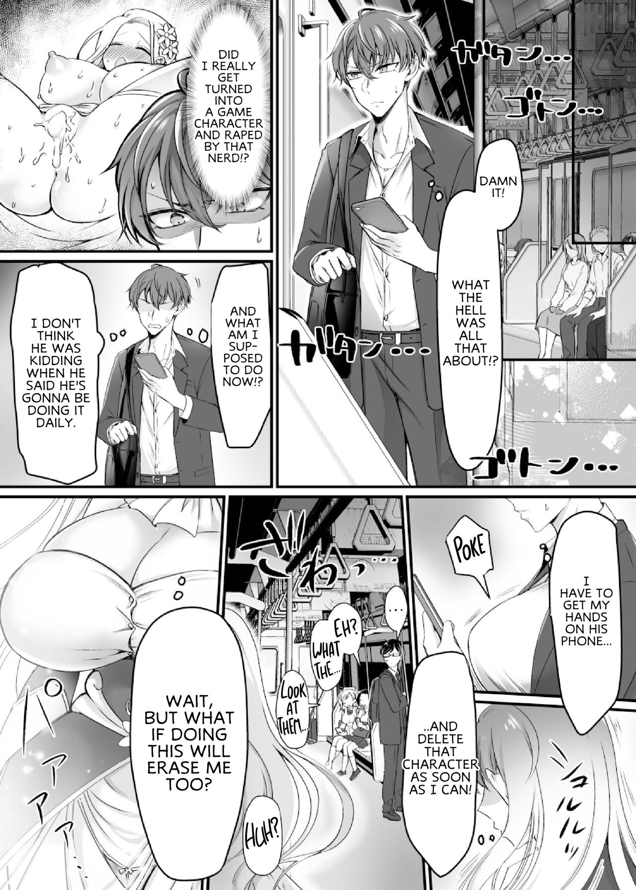 [Amuai Okashi Seisakusho (Moegi Oji-san, Namamugi)]Genjitsu Douki Gacha Nekura Otaku no Yome Chara ni Saserareta Ore | Reality-Synch Gacha How I got Turned Into The Waifu of a Gloomy Nerd[English] [SachiKing] Page 22