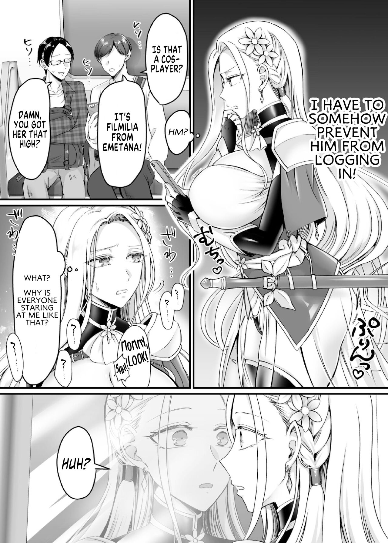 [Amuai Okashi Seisakusho (Moegi Oji-san, Namamugi)]Genjitsu Douki Gacha Nekura Otaku no Yome Chara ni Saserareta Ore | Reality-Synch Gacha How I got Turned Into The Waifu of a Gloomy Nerd[English] [SachiKing] Page 23