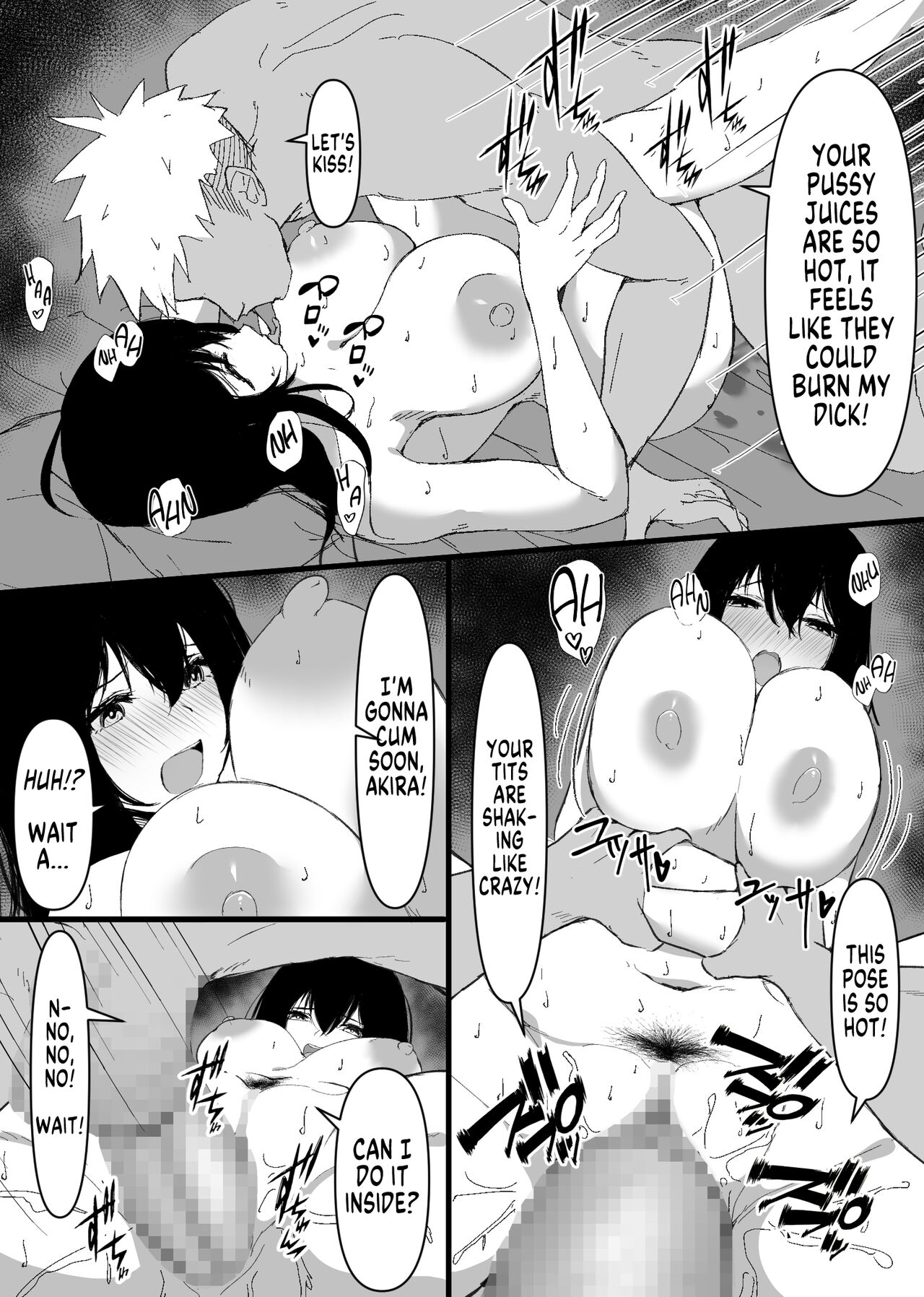 [Meteor-ya (Tennouzu Meteor)]TS Shitara Dosukebe Osananajimi no Onegai o Kotowarikirezu ni Namapako Saremakucchatta Hanashi[English] [SachiKing] Page 28