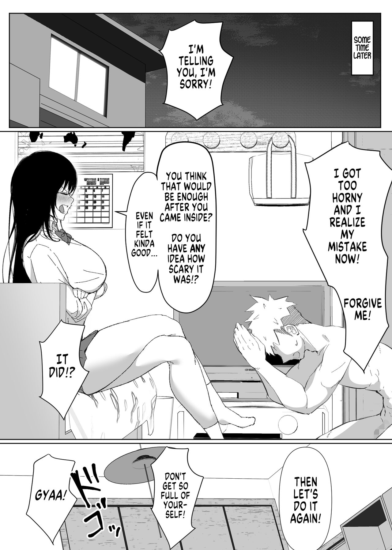 [Meteor-ya (Tennouzu Meteor)]TS Shitara Dosukebe Osananajimi no Onegai o Kotowarikirezu ni Namapako Saremakucchatta Hanashi[English] [SachiKing] Page 31