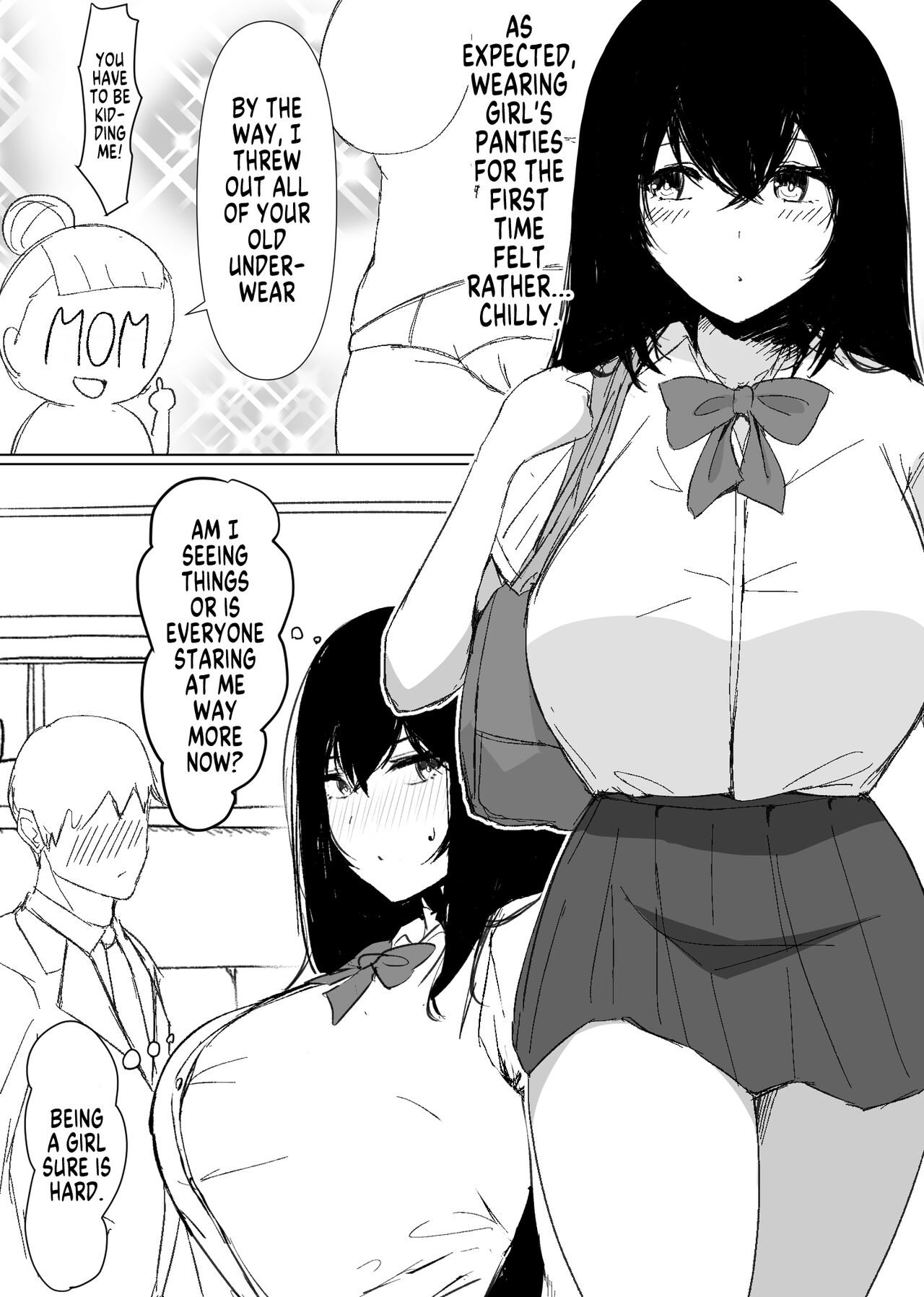 [Meteor-ya (Tennouzu Meteor)]TS Shitara Dosukebe Osananajimi no Onegai o Kotowarikirezu ni Namapako Saremakucchatta Hanashi[English] [SachiKing] Page 5