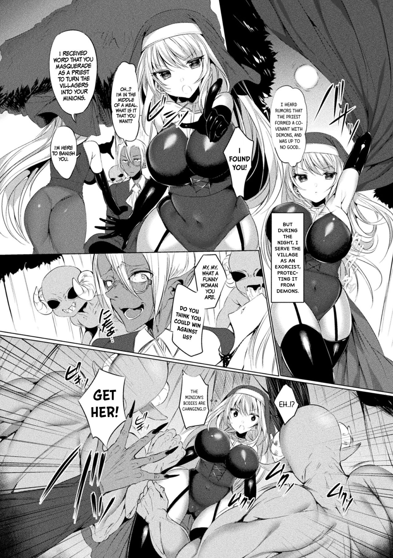 [Amamiya Mizuki]Haritsuke Seijo ~Shibashi Kami ni Inorite~ | The Crucified Nun ~ Pray to the Momentary God(LOVE JUICE PARTY) [English] [Komori Translations] [Digital] Page 2