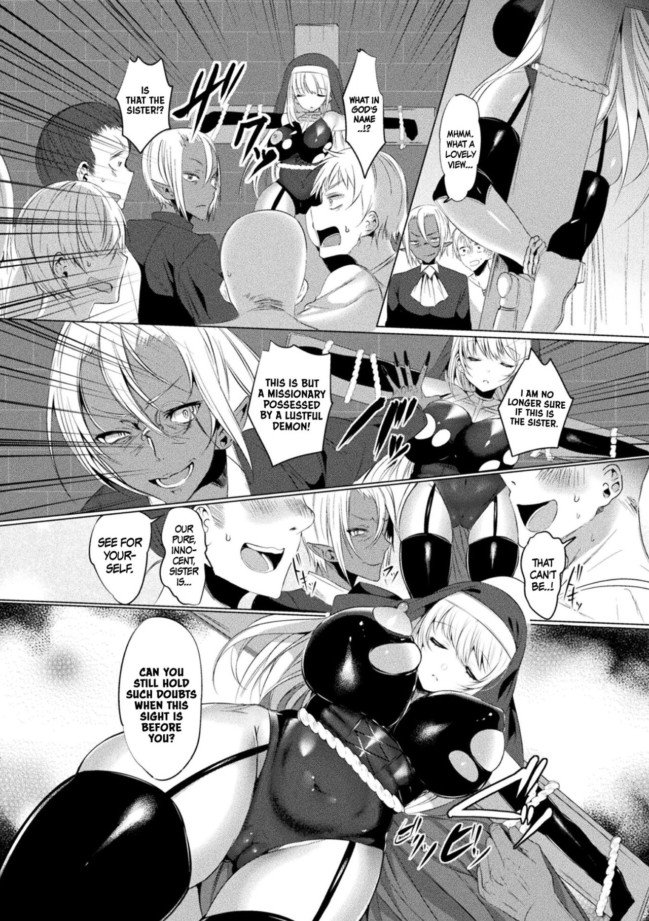 [Amamiya Mizuki]Haritsuke Seijo ~Shibashi Kami ni Inorite~ | The Crucified Nun ~ Pray to the Momentary God(LOVE JUICE PARTY) [English] [Komori Translations] [Digital] Page 5