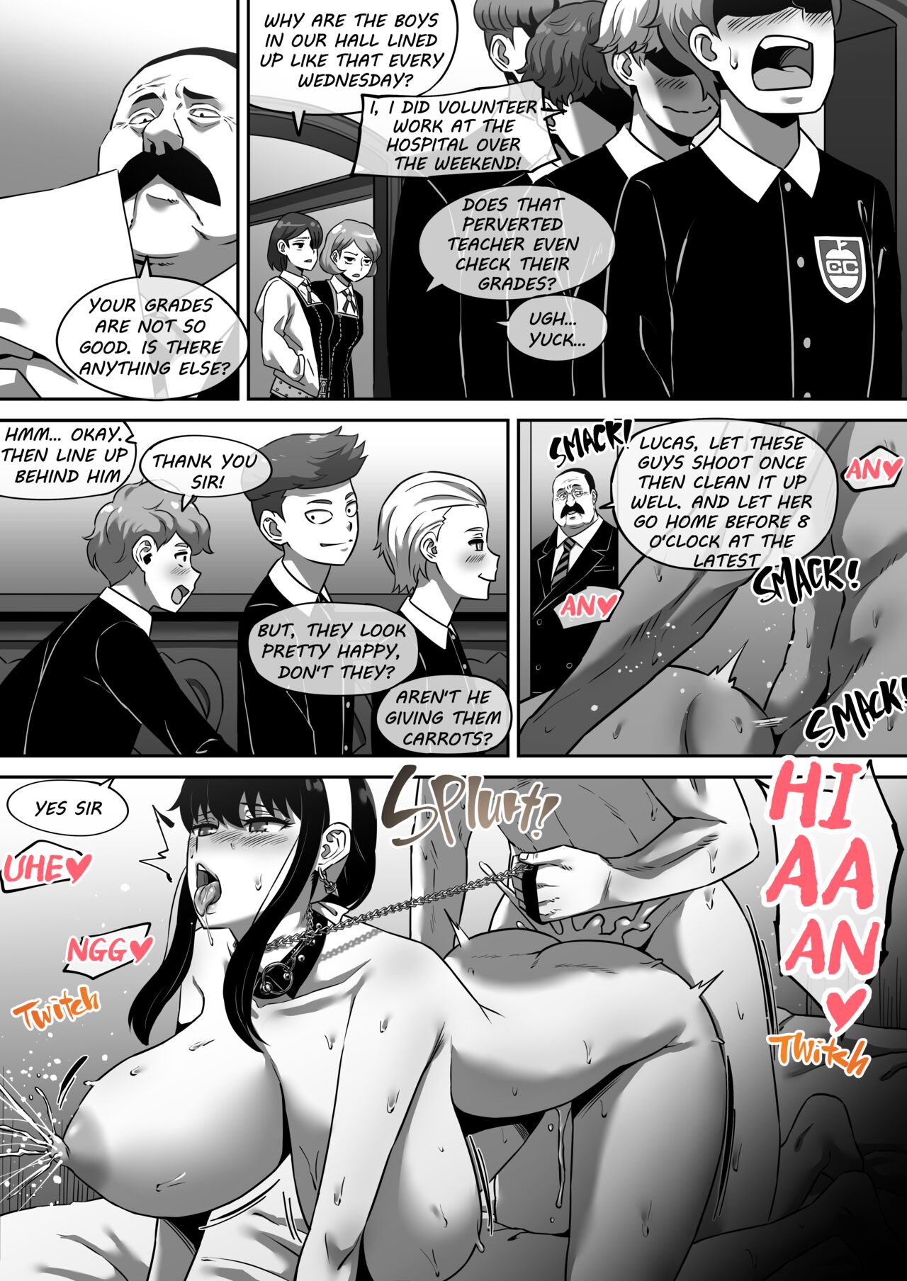 [AKAIMELON]Klein Ryou Kyouyou Nikubenki Nyuugyuu Babaa Yor Forger 2(SPY X FAMILY) [English] Page 4