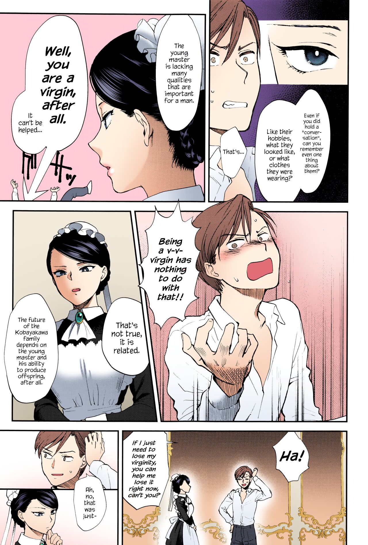 [Syoukaki]Kyoudou Well Maid - The Well “Maid” Instructor(Yawaraka na Taion) [English] [Colorized] {Hennojin} [SPDSD] Page 5