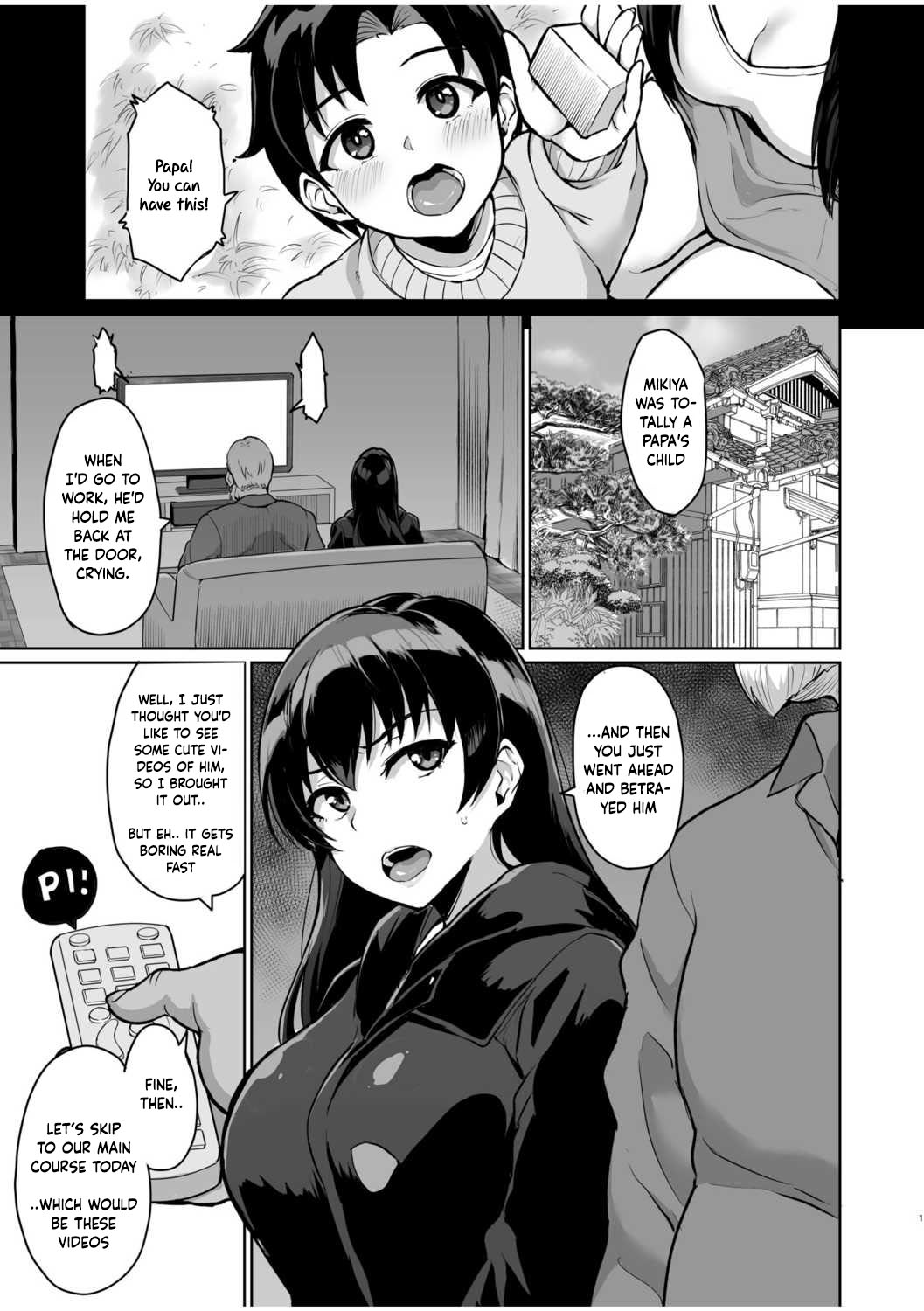 [Uyuu]Moto Papakatsu Aite to no Himitsu no SEX ~Gifu Kara no Teishuku Shiken~(1-6) [English] Page 53