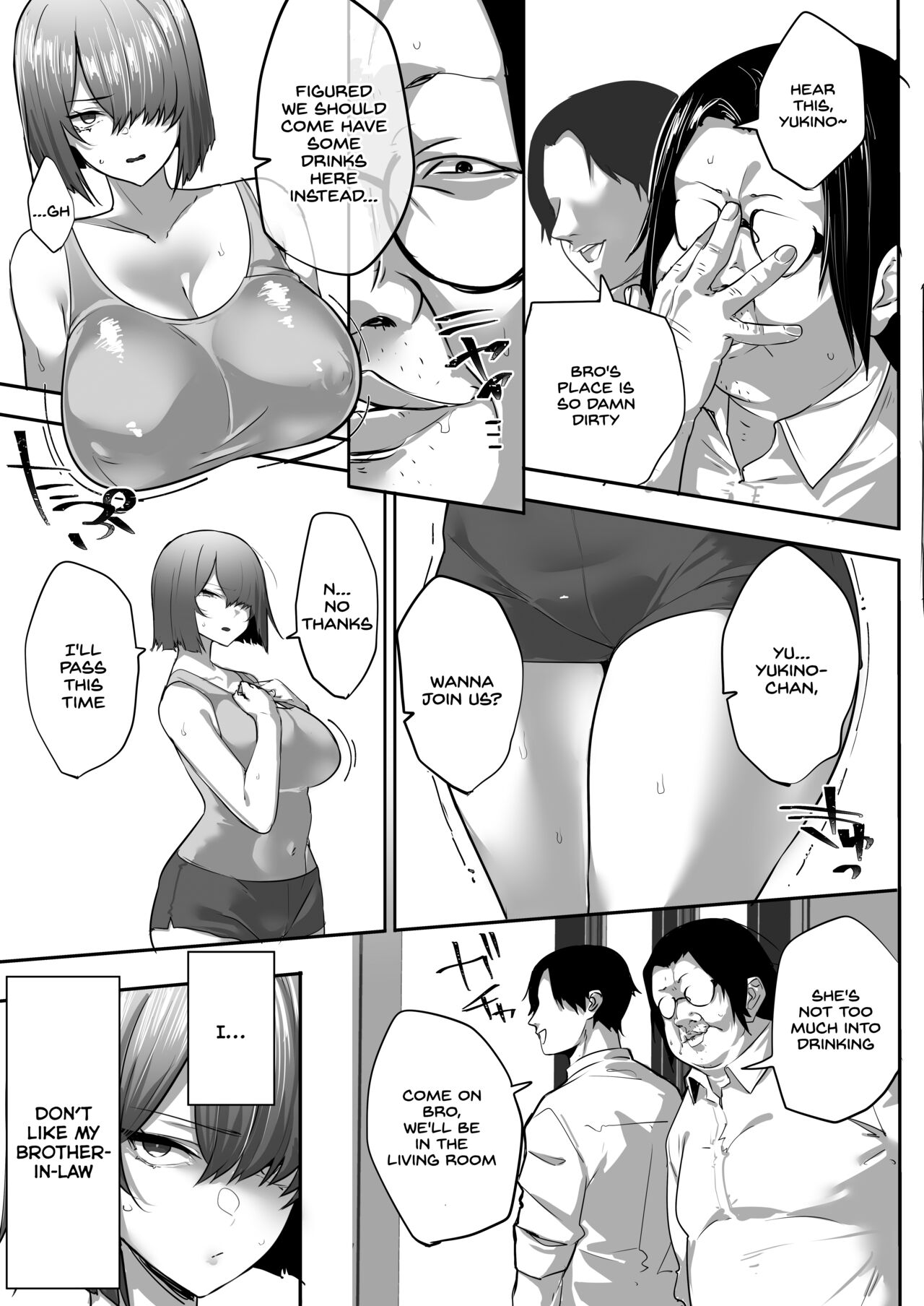 [Ofuton de Suyaa (Mitsudoue)] [NTR]Gikei ni Haiboku Cool na Hitodzuma[Haishinsha] [English] [SDTLs] Page 8