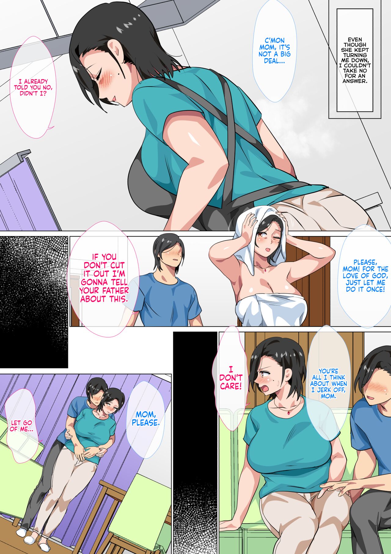 [Circle Spice]Hahaoya ni Kokuhaku Shitara Ichinichi dake Sex o Sasete Kureta Hanashi | I Confessed to My Mom and She Let Me Have a One-Day-Only Sex-Fest[English] [korafu] Page 7