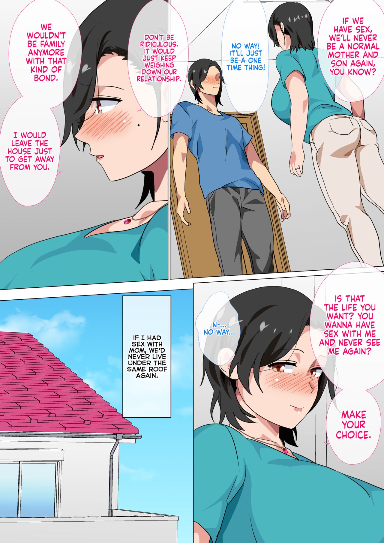 [Circle Spice]Hahaoya ni Kokuhaku Shitara Ichinichi dake Sex o Sasete Kureta Hanashi | I Confessed to My Mom and She Let Me Have a One-Day-Only Sex-Fest[English] [korafu] Page 9
