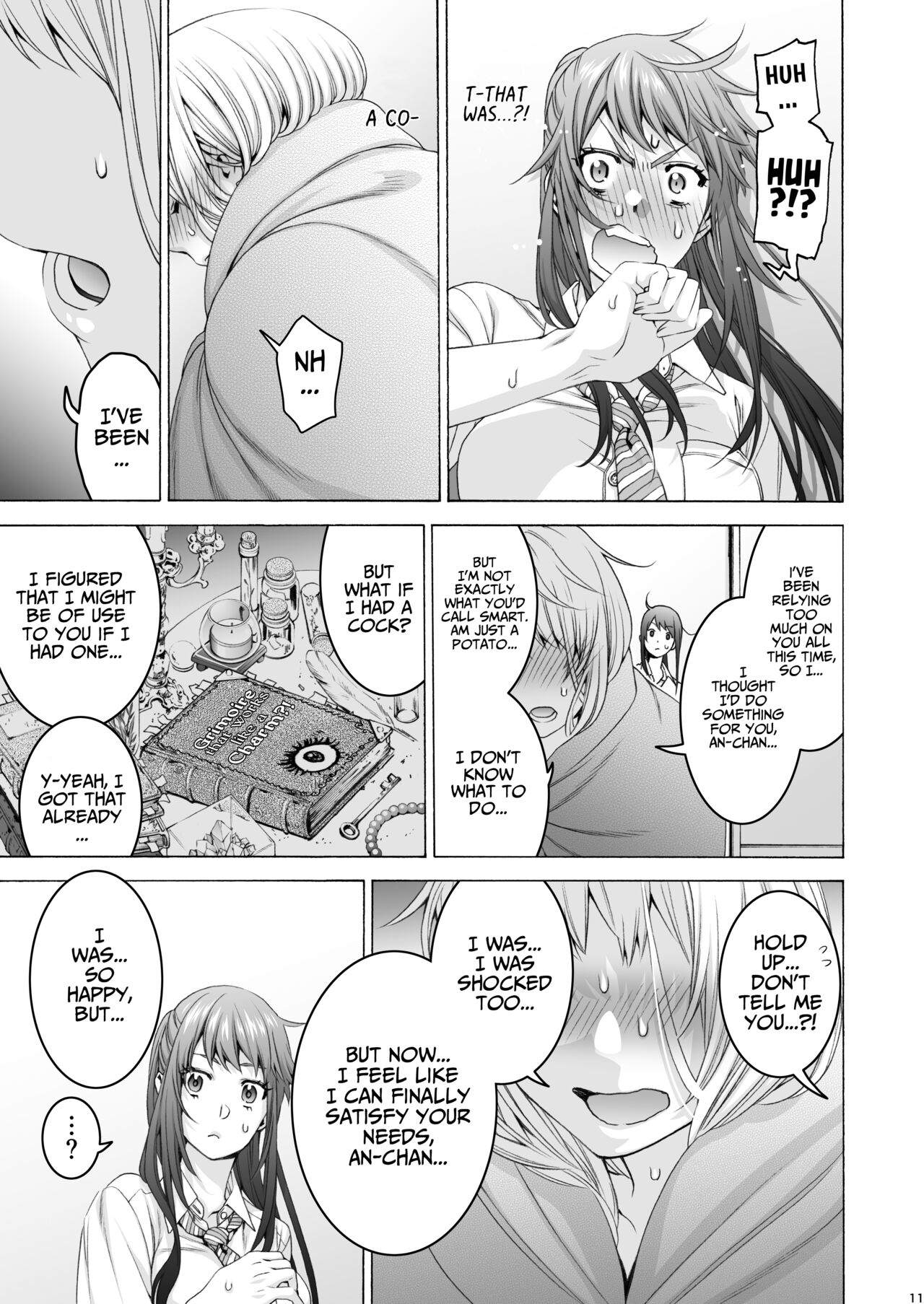 [Hogeramu]Futanari Apricot & Peach[English] [Project Valvrein] [Digital] Page 11