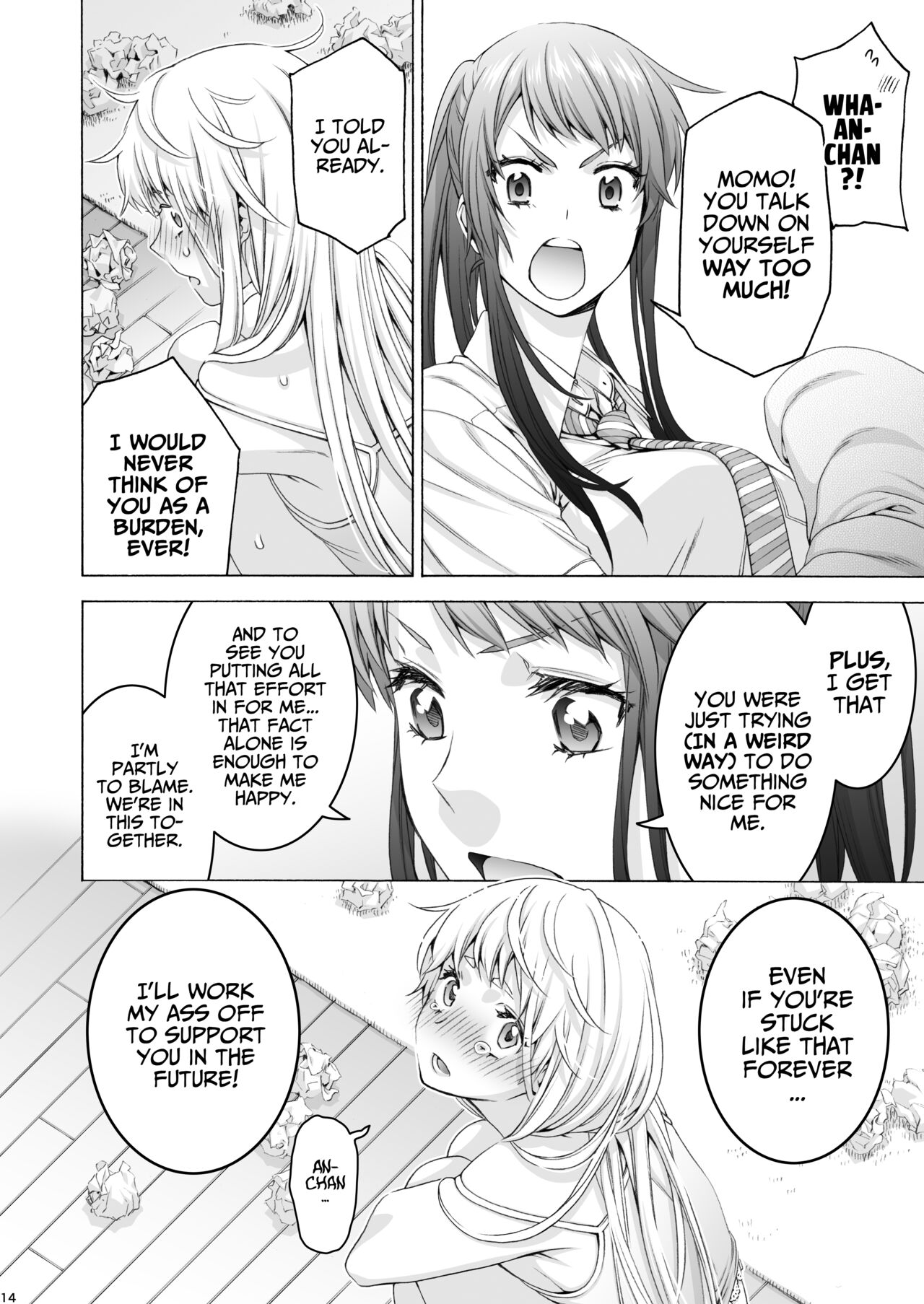 [Hogeramu]Futanari Apricot & Peach[English] [Project Valvrein] [Digital] Page 14