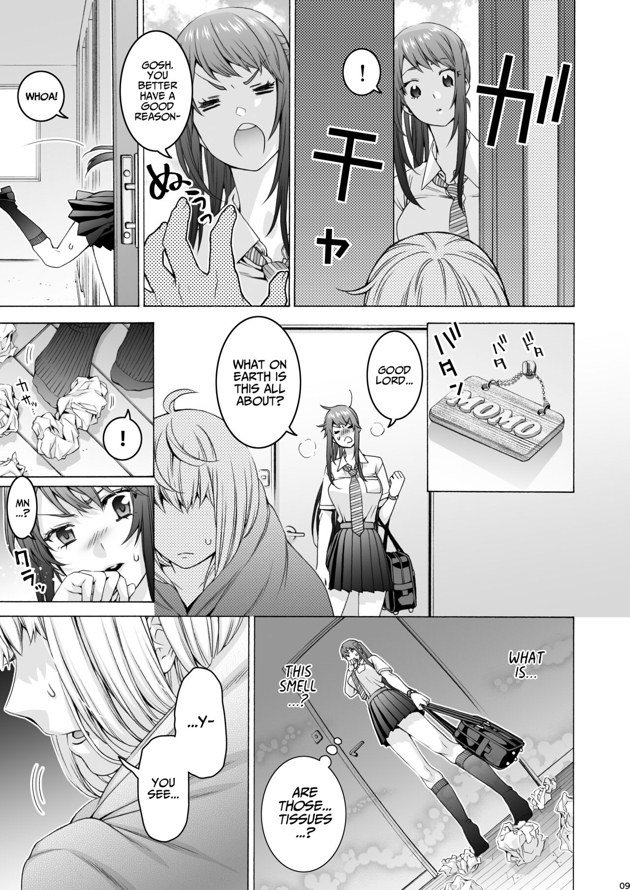 [Hogeramu]Futanari Apricot & Peach[English] [Project Valvrein] [Digital] Page 9