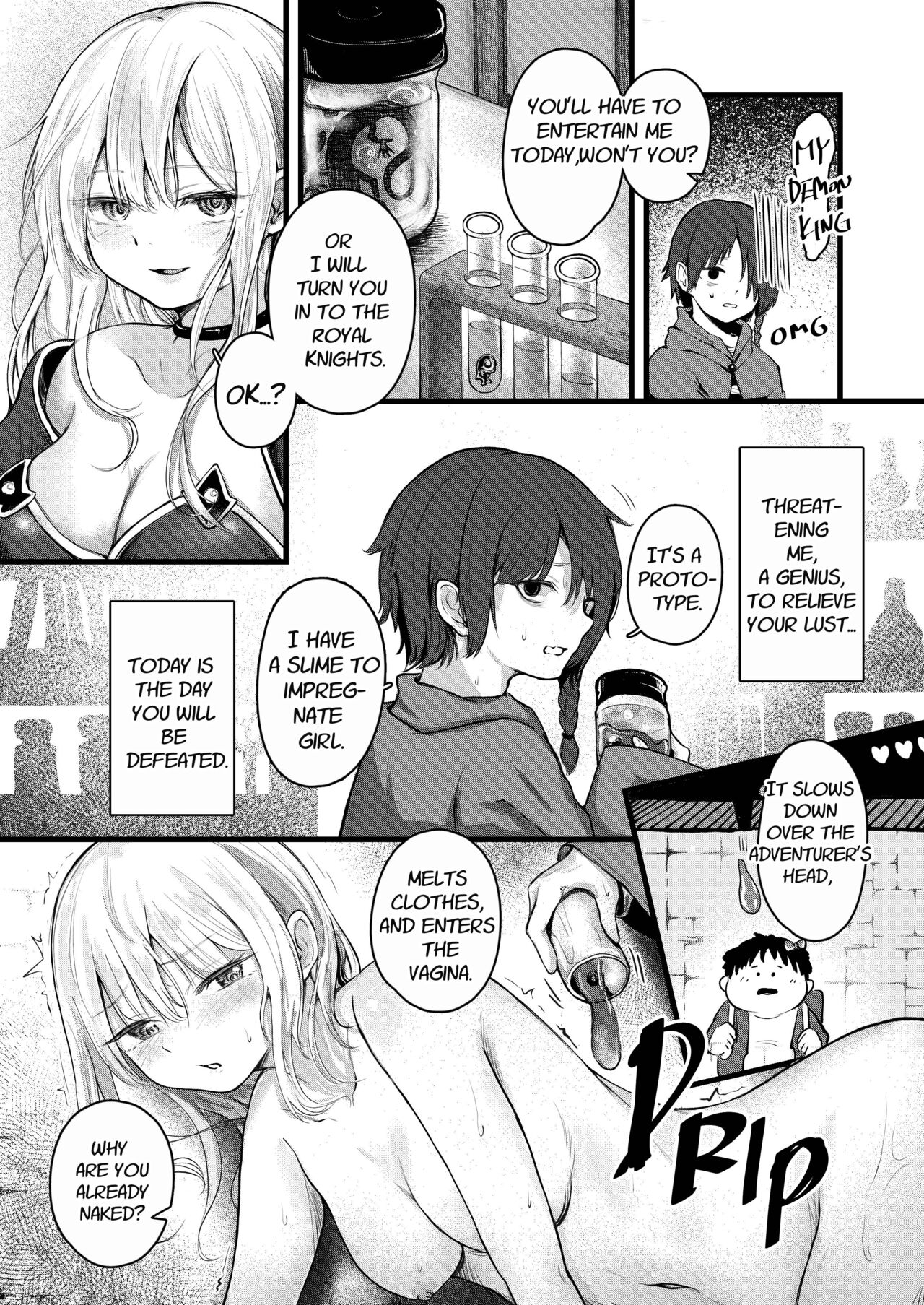 [Mokataki]Trap Dungeon ni Iribitaru Sukebe Onna ni Oshioki o[Japanese, English] Page 9